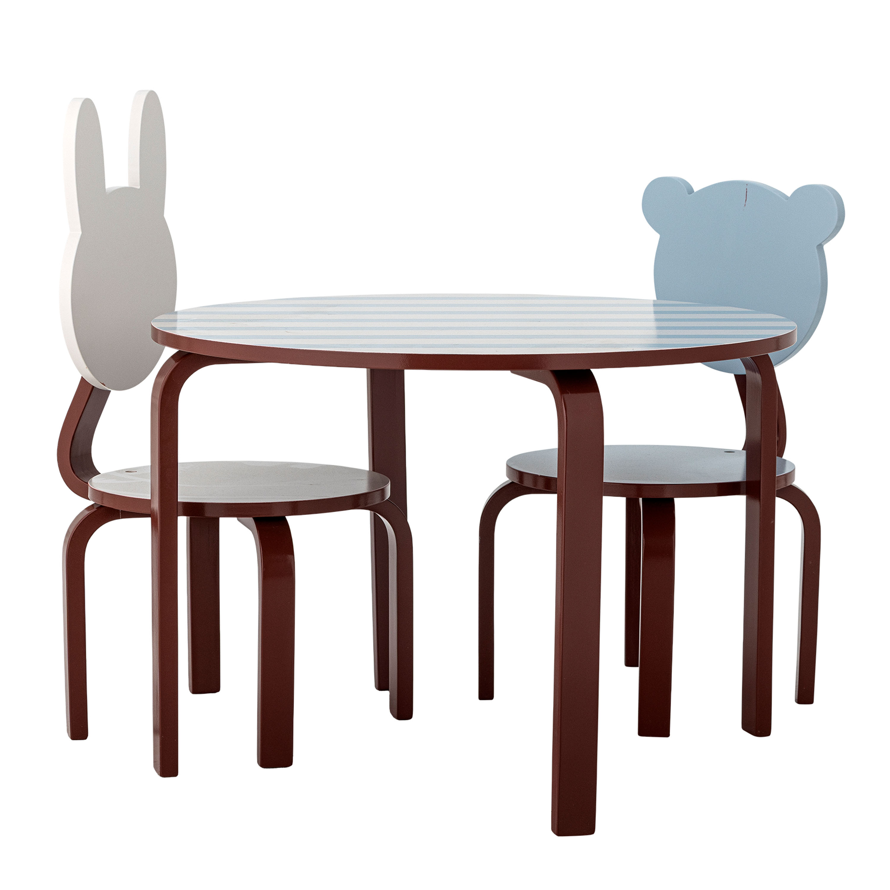 Bloomingville Liova Matstol Vit/Burgundy