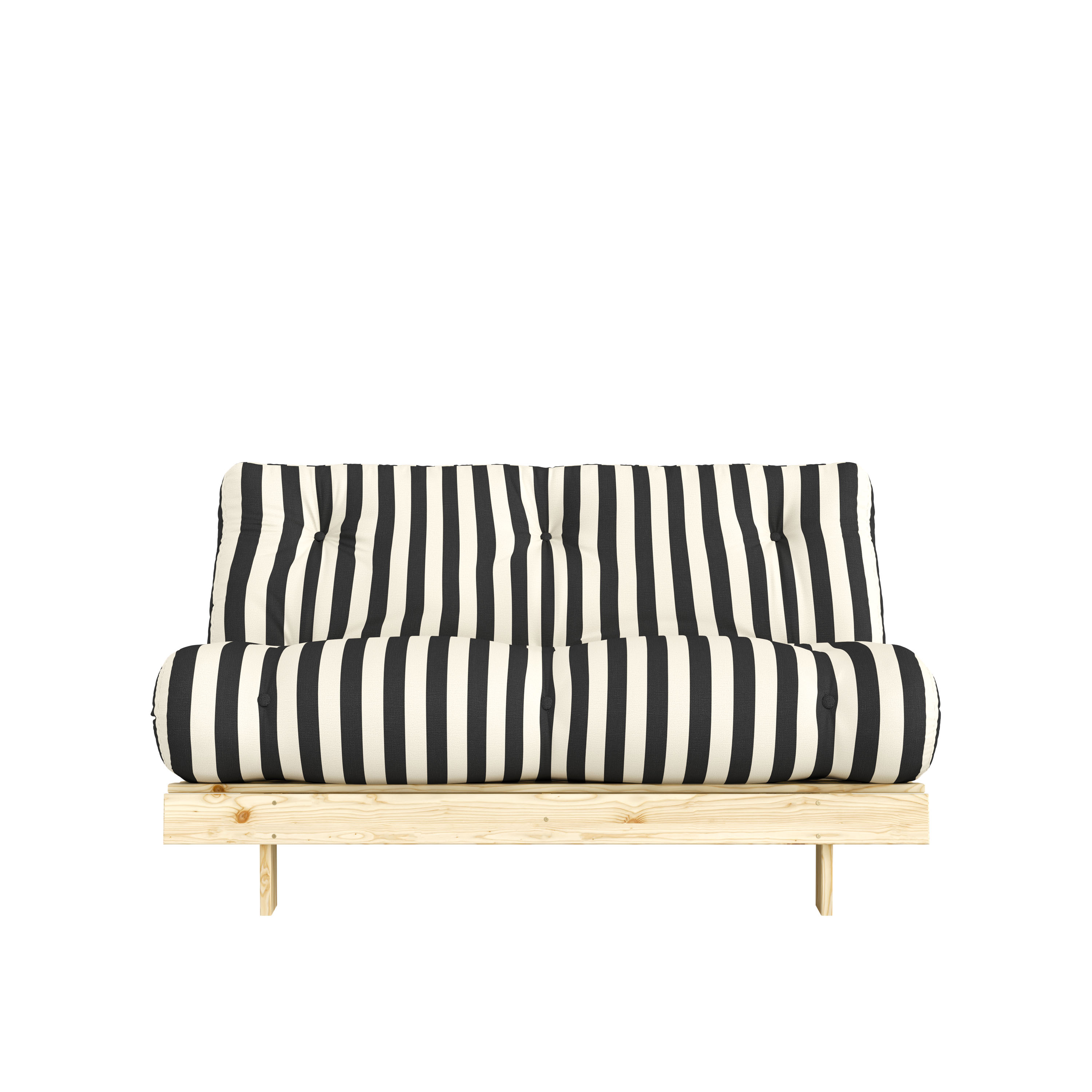 Karup Design Roots Bäddsoffa Natur/Black White 140cm