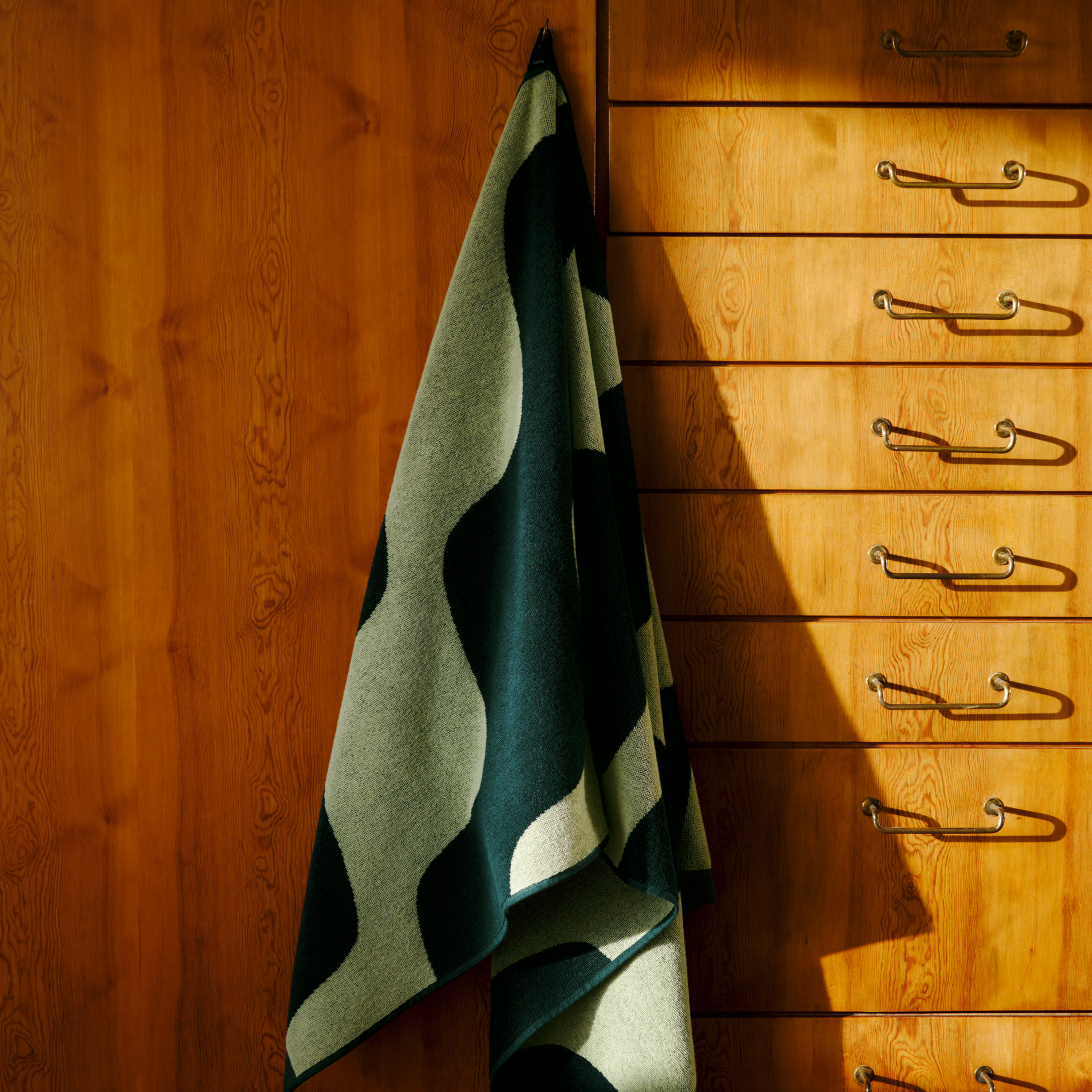 Marimekko Pyyhe Päärynä/Tummanvihreä 30x50