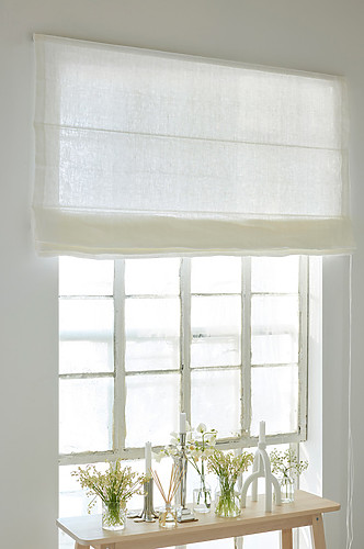 Himla Miramar Hissgardin Linne White 160cm