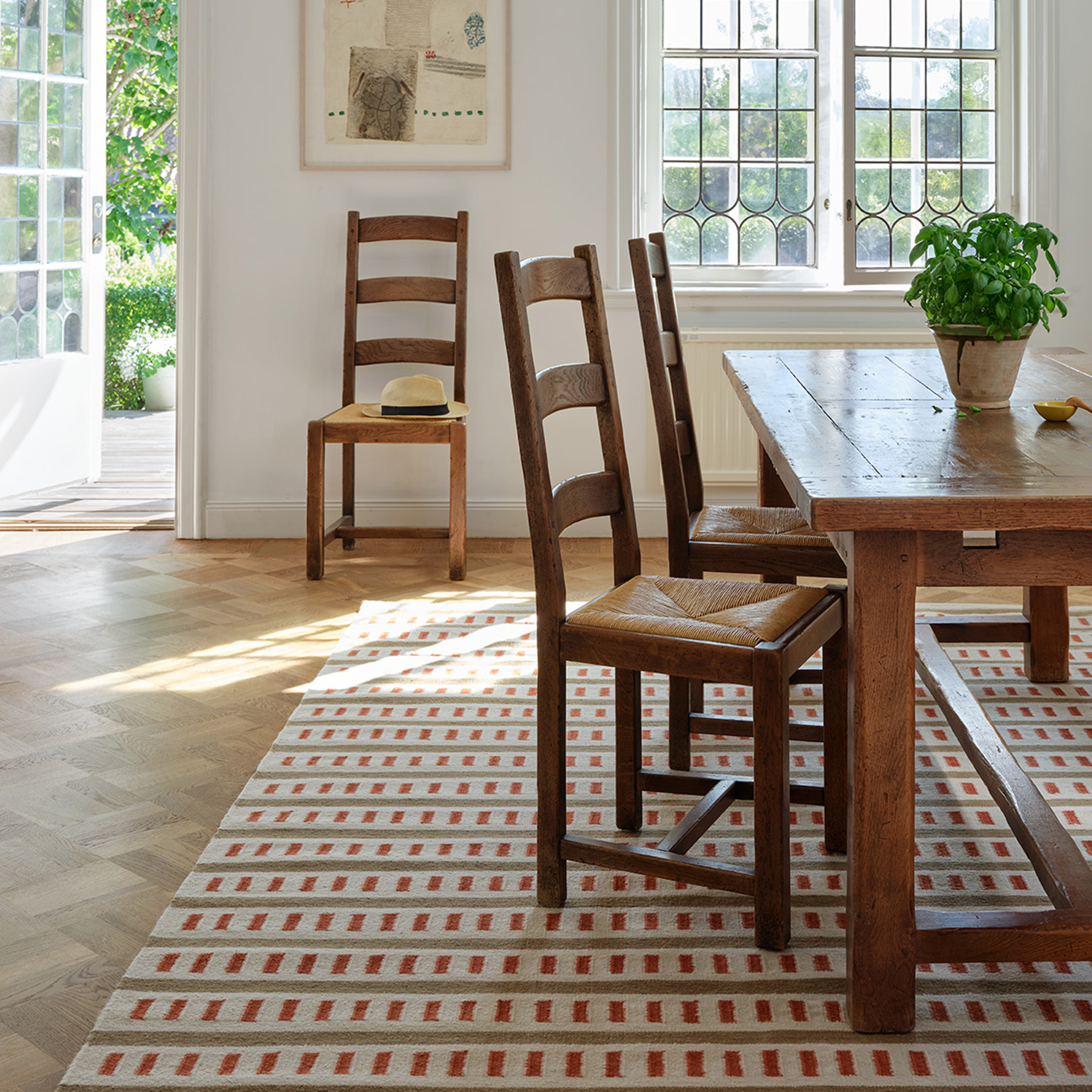 Chhatwal &amp; Jonsson Ladakh Ullmatta Off White/Beige/Rust 230x320