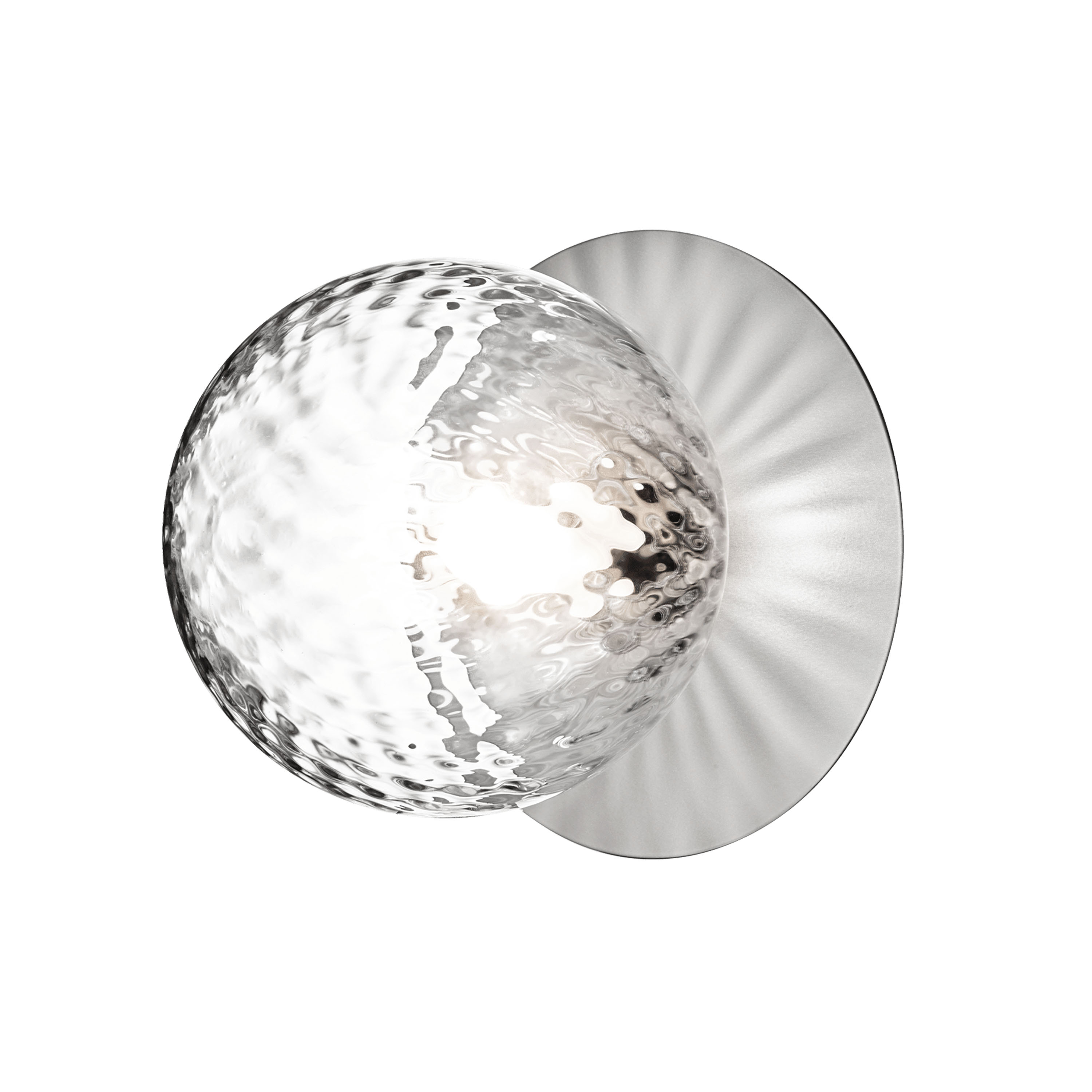 Liila 1 Vägg-/taklampa Light Silver/Optic Clear Medium