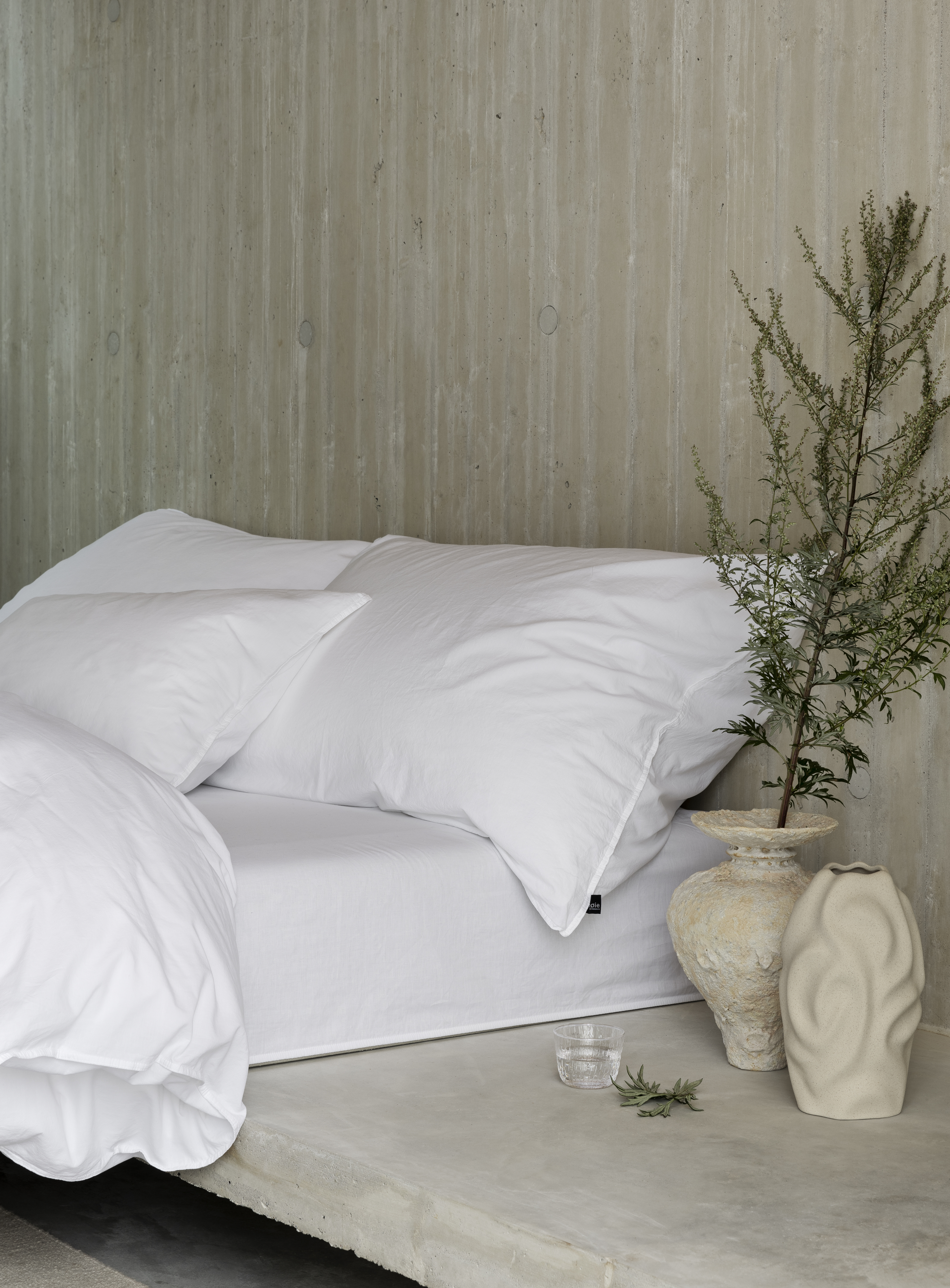 Høie Frøya Pussilakanasett Valkoinen 150x210/50x60