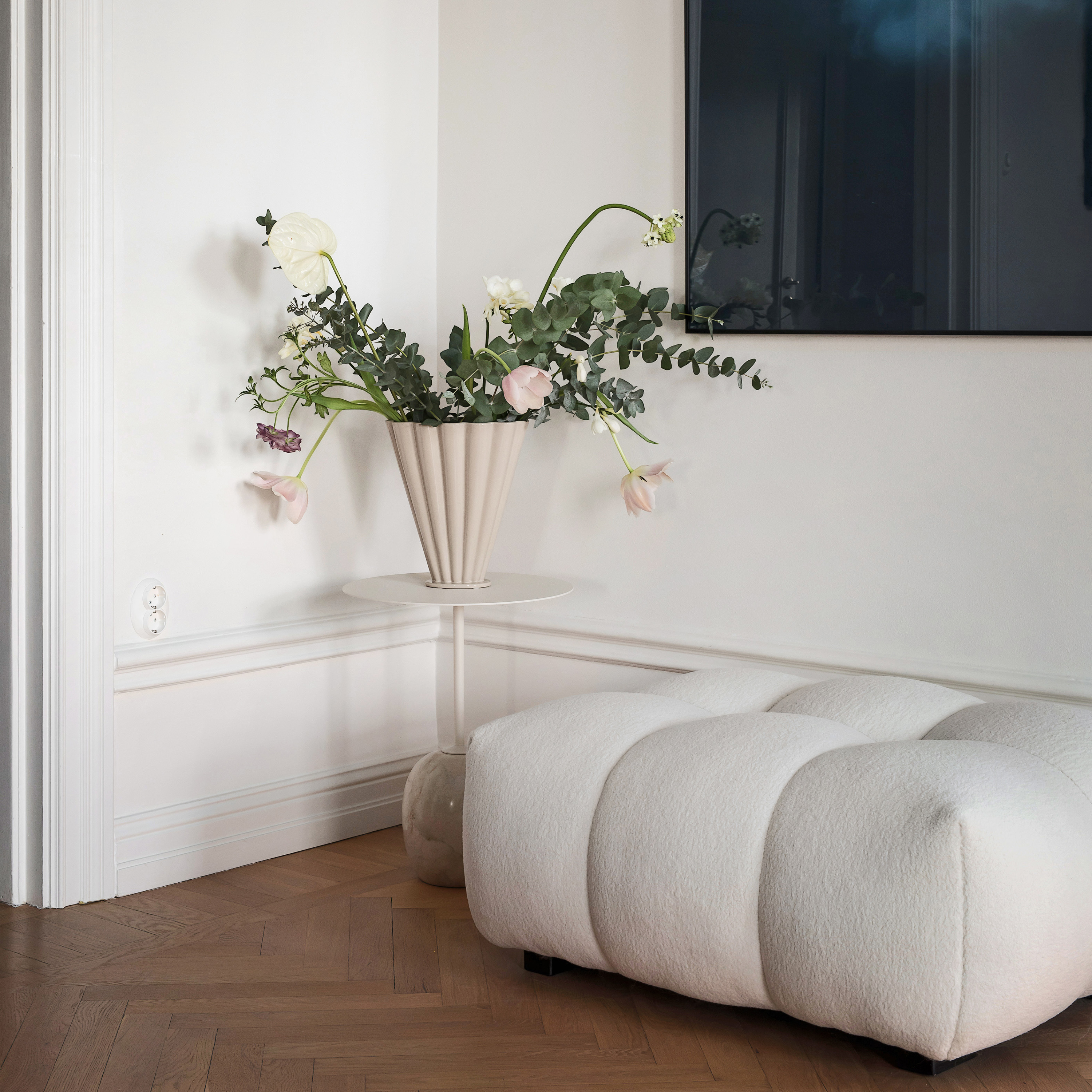 Sleepo Collection Billie Sittpuff Creme Teddy Small