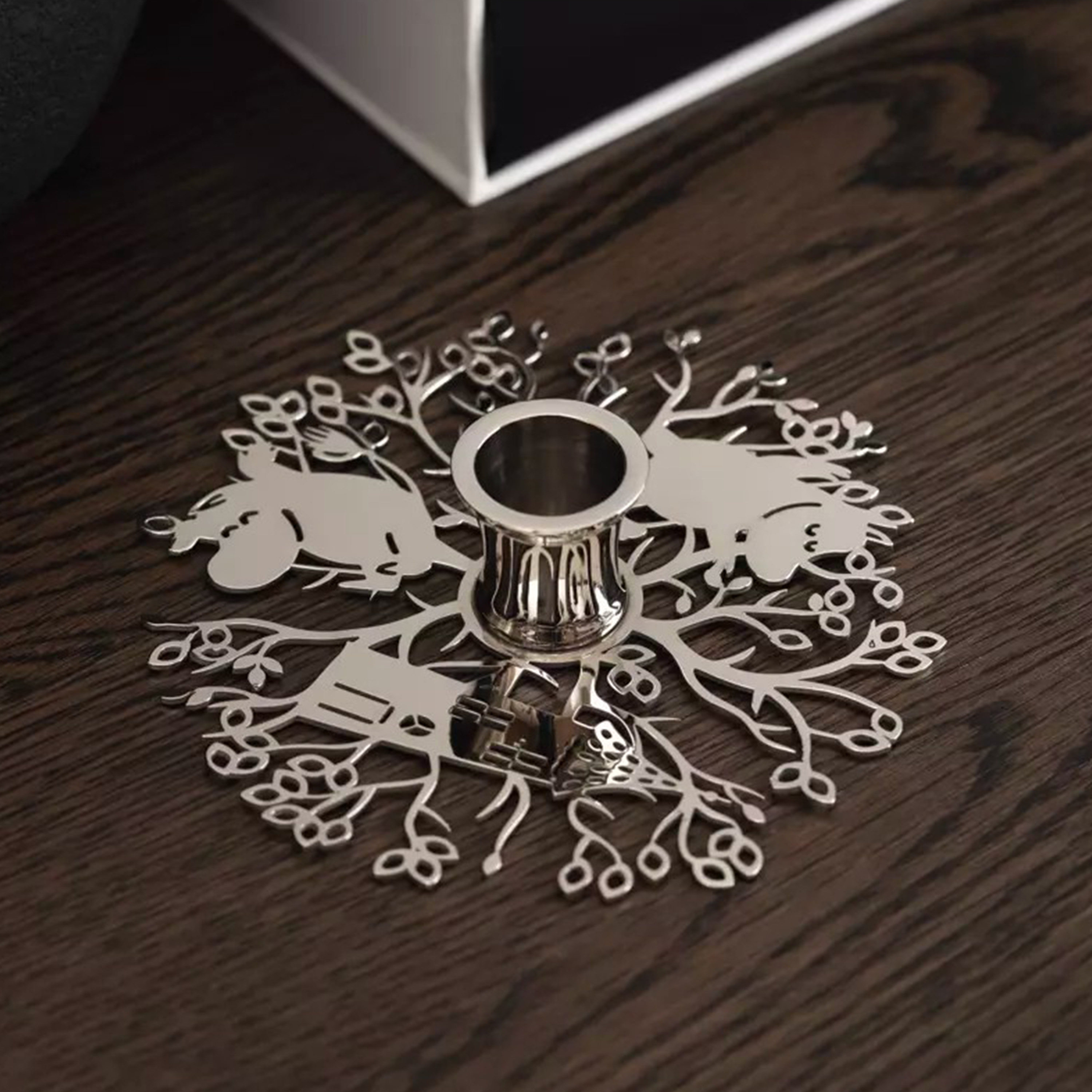 Hilke Collection Hilke X Muumi No.1 Kynttilänjalka Hopea 13cm