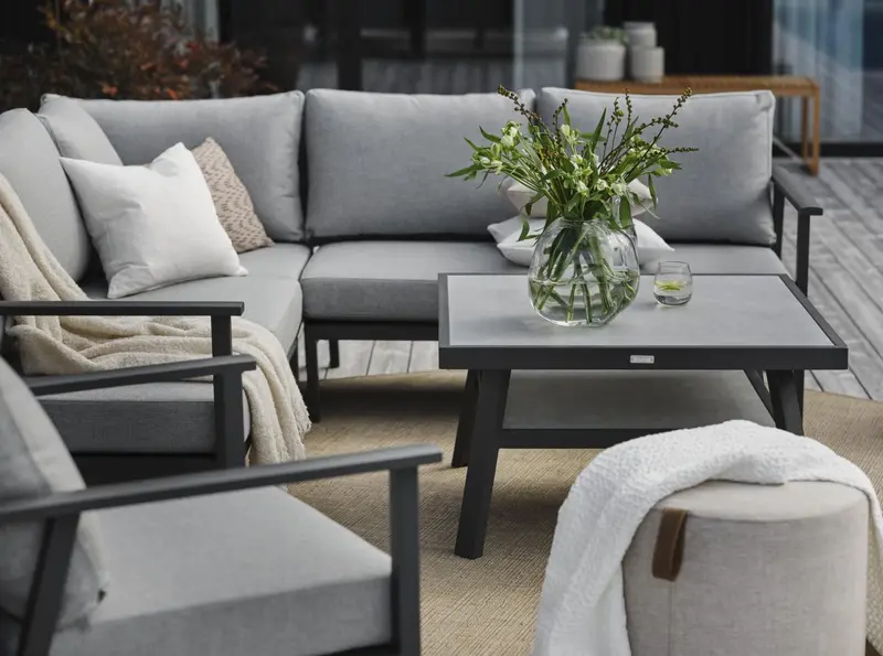 Brafab Samvaro Loungestol Antracit/Pearl Grey 80cm