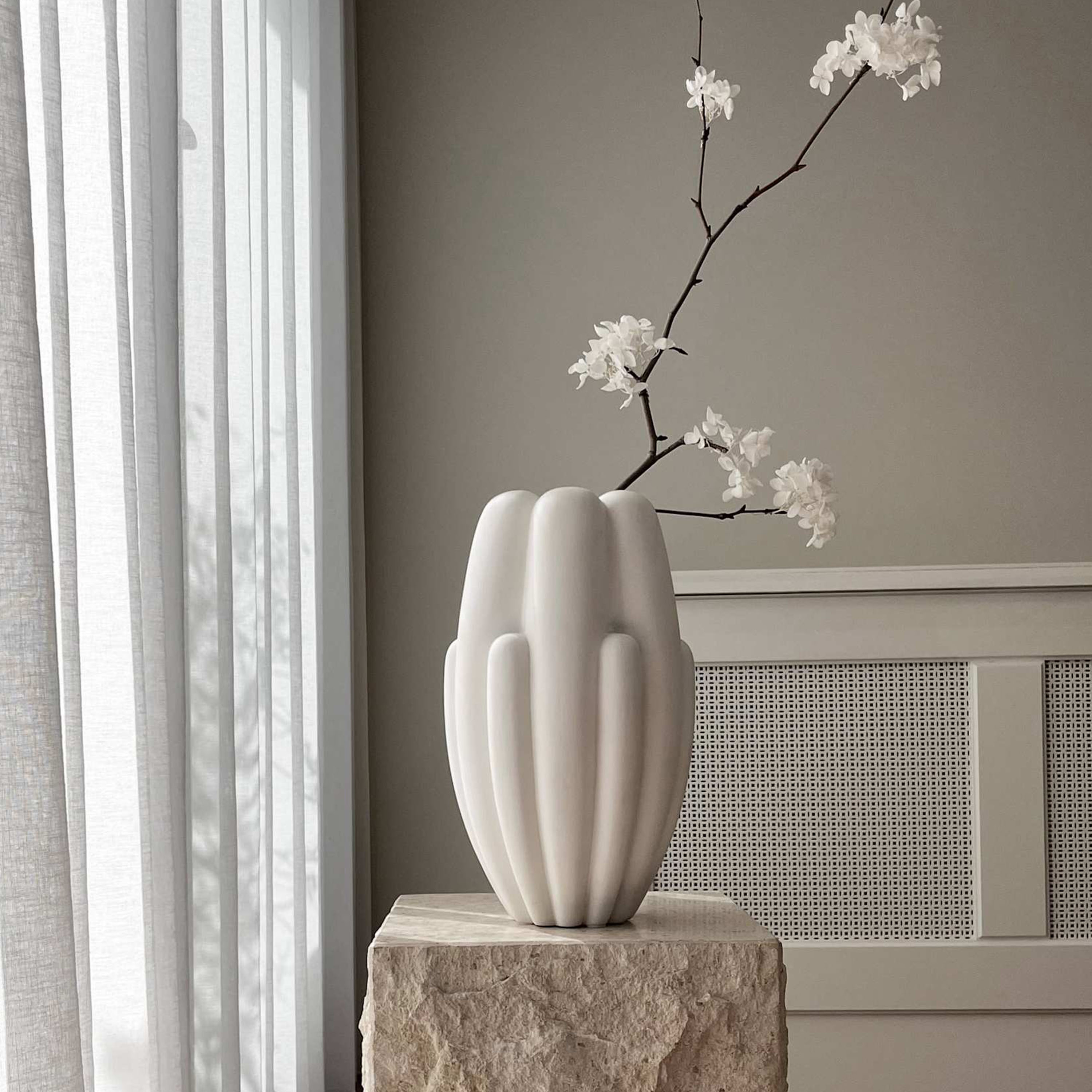 101 Copenhagen Bloom Vas Slim Luu Valkoinen Mini