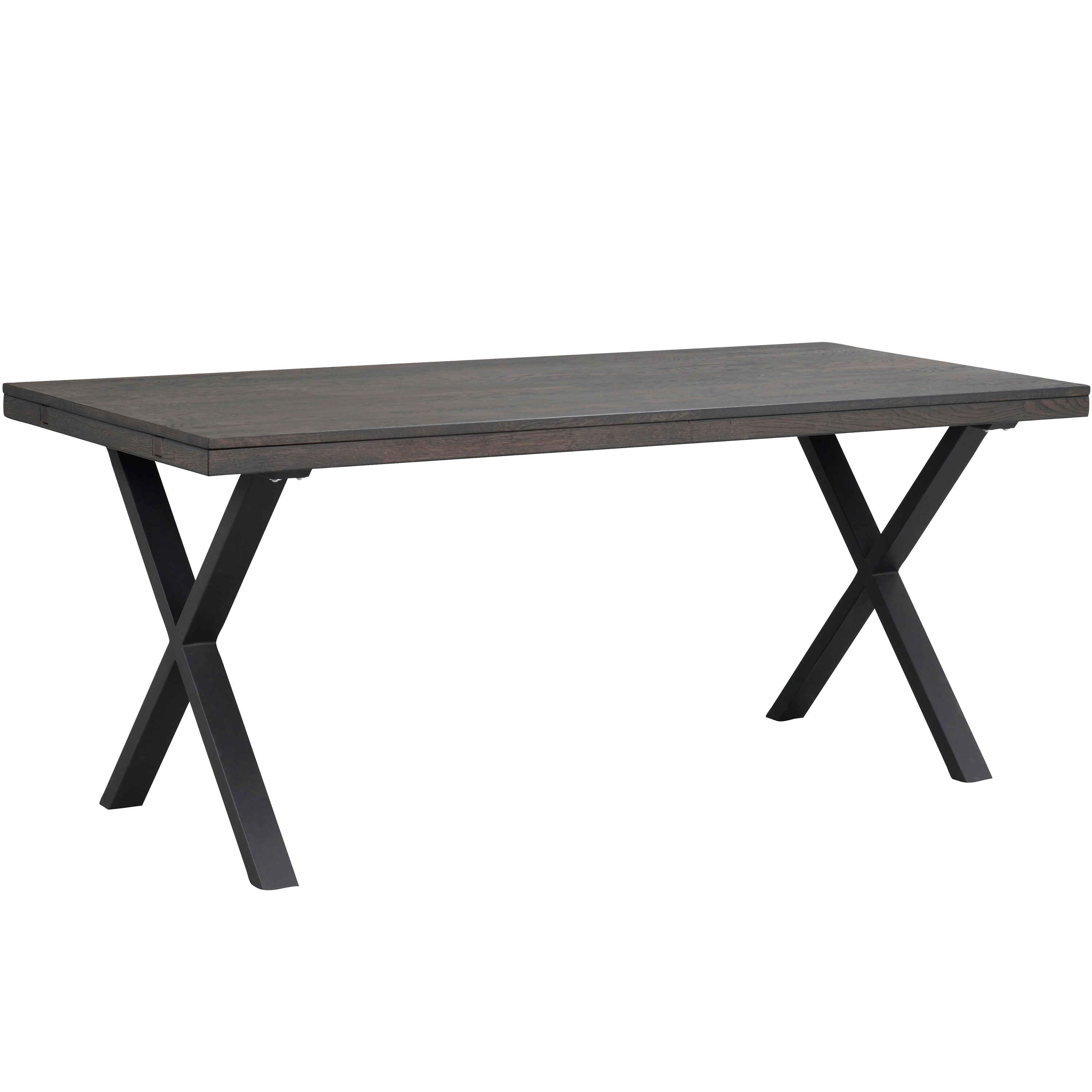Brooklyn Esstisch X-Bein Dunkelbraune Eiche 170cm