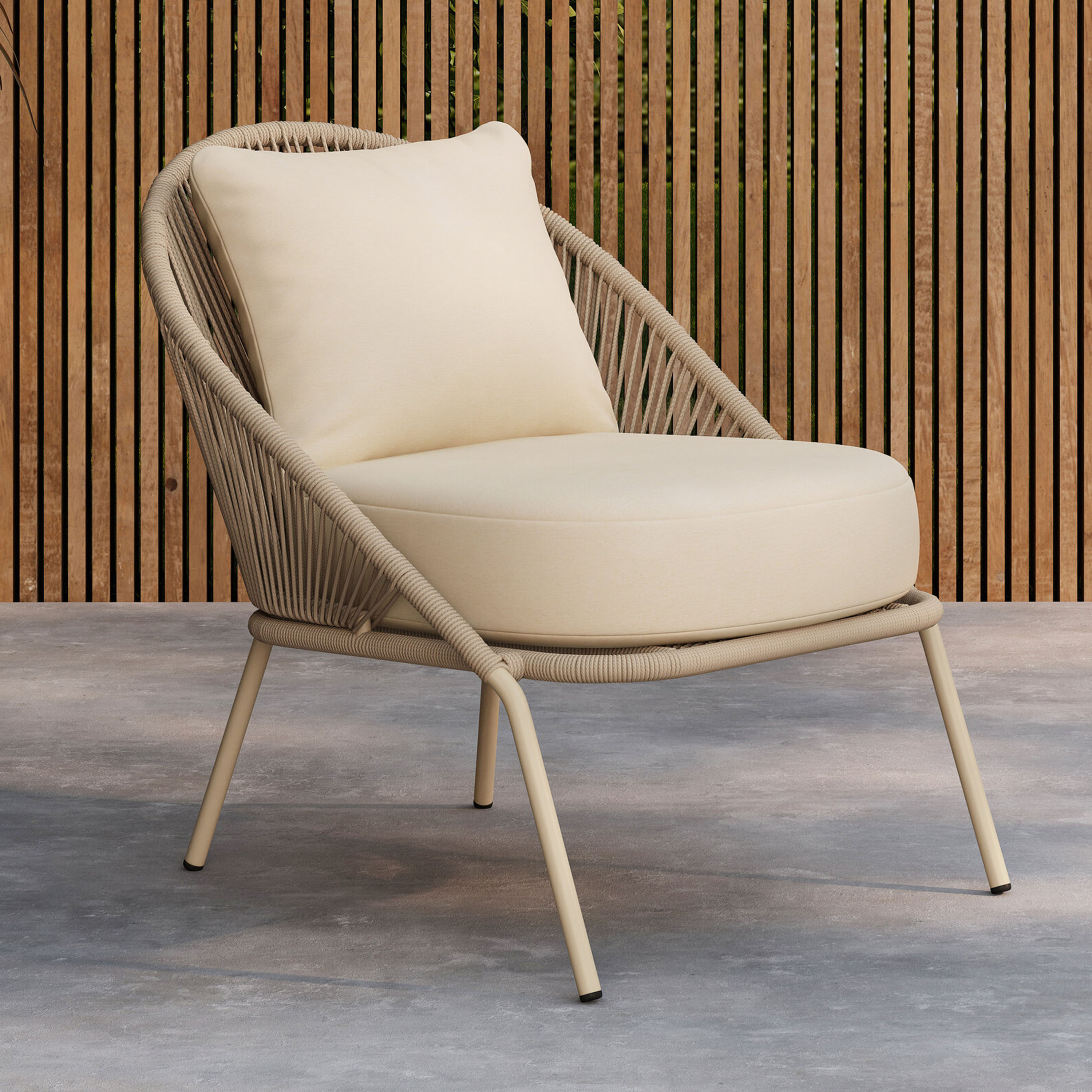 Venture Home Lindos Loungestol Beige