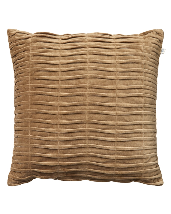 Chhatwal & Jonsson - Rishi Putevar Fløyel Dark Oak 50x50 - Brun  - Dekorativt putetrekk