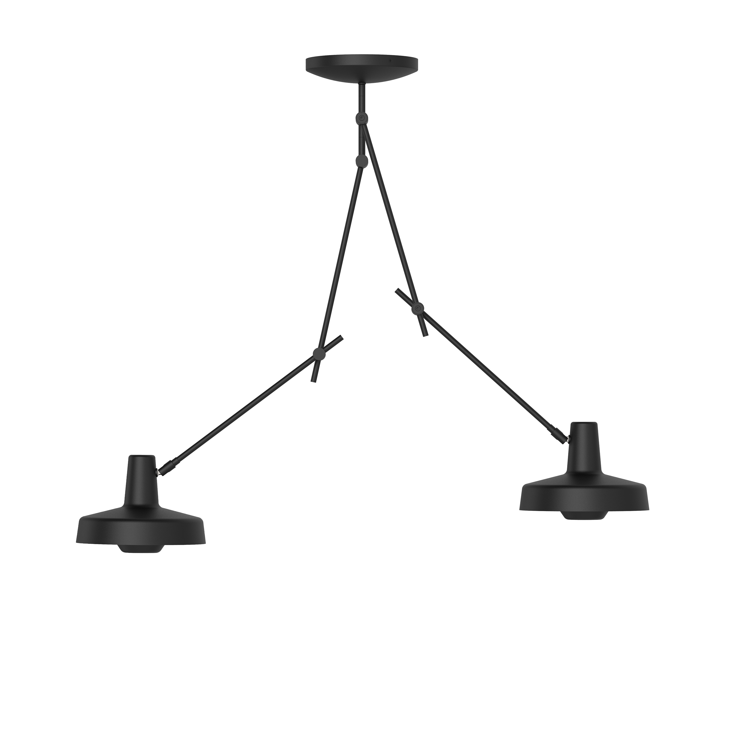 Grupa - Arigato Taklampa Double Black - Svart