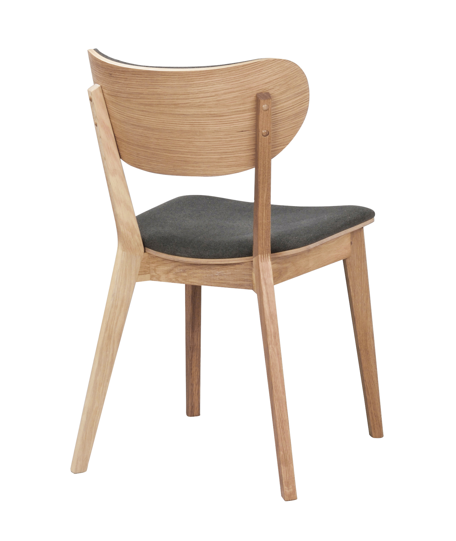 Rowico Home Kato Esszimmerstuhl Eiche/Dunkelgrau