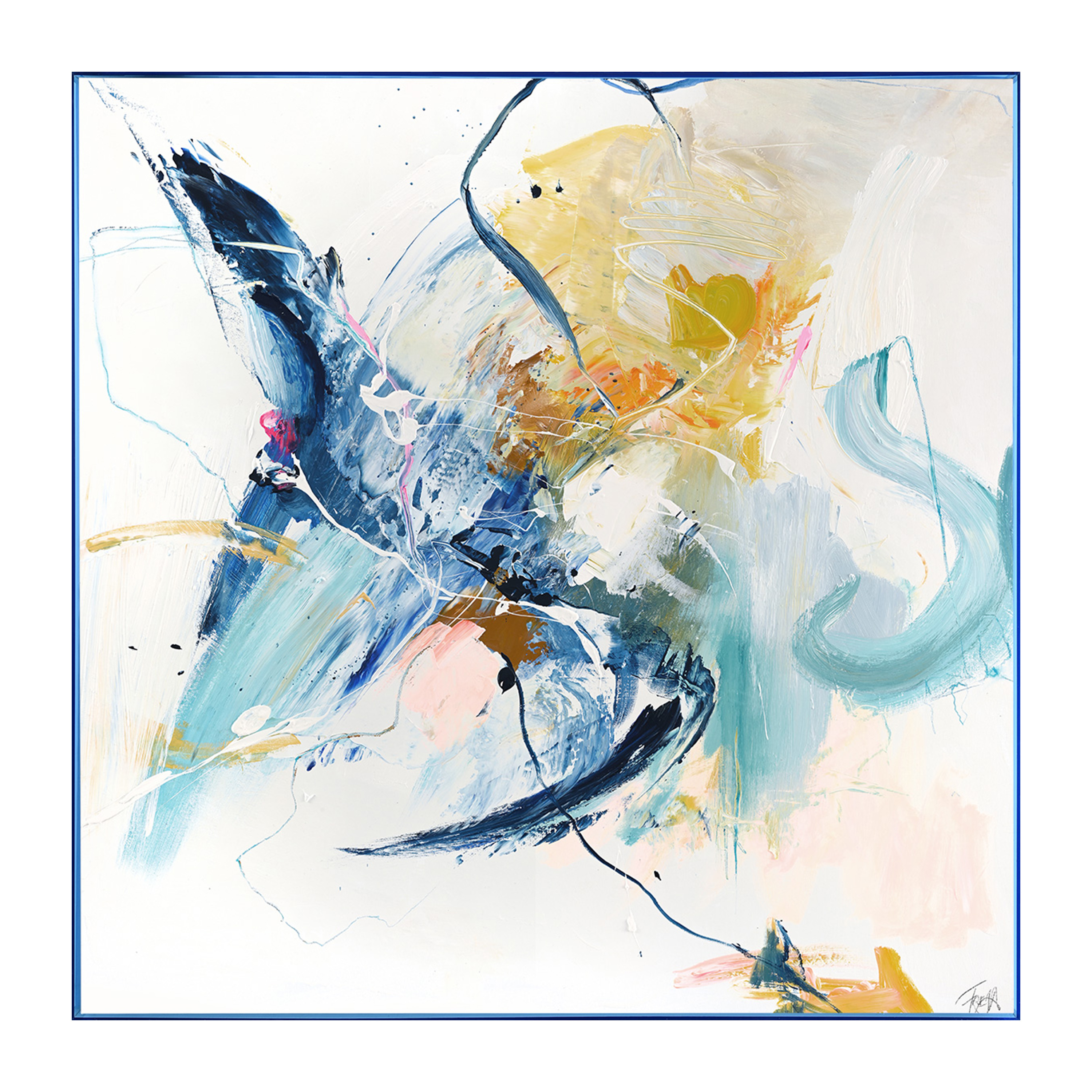 Confidential Tavla Blue 100x100