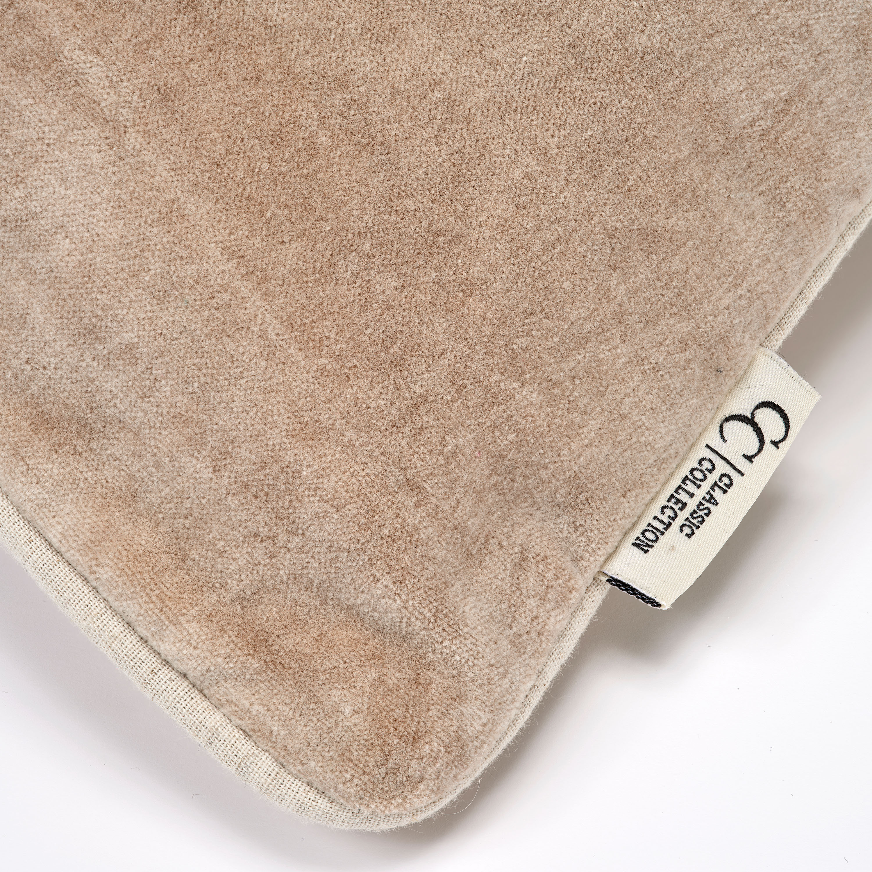 Classic Collection Velvet Stonewash Kuddfodral Beige 50x50