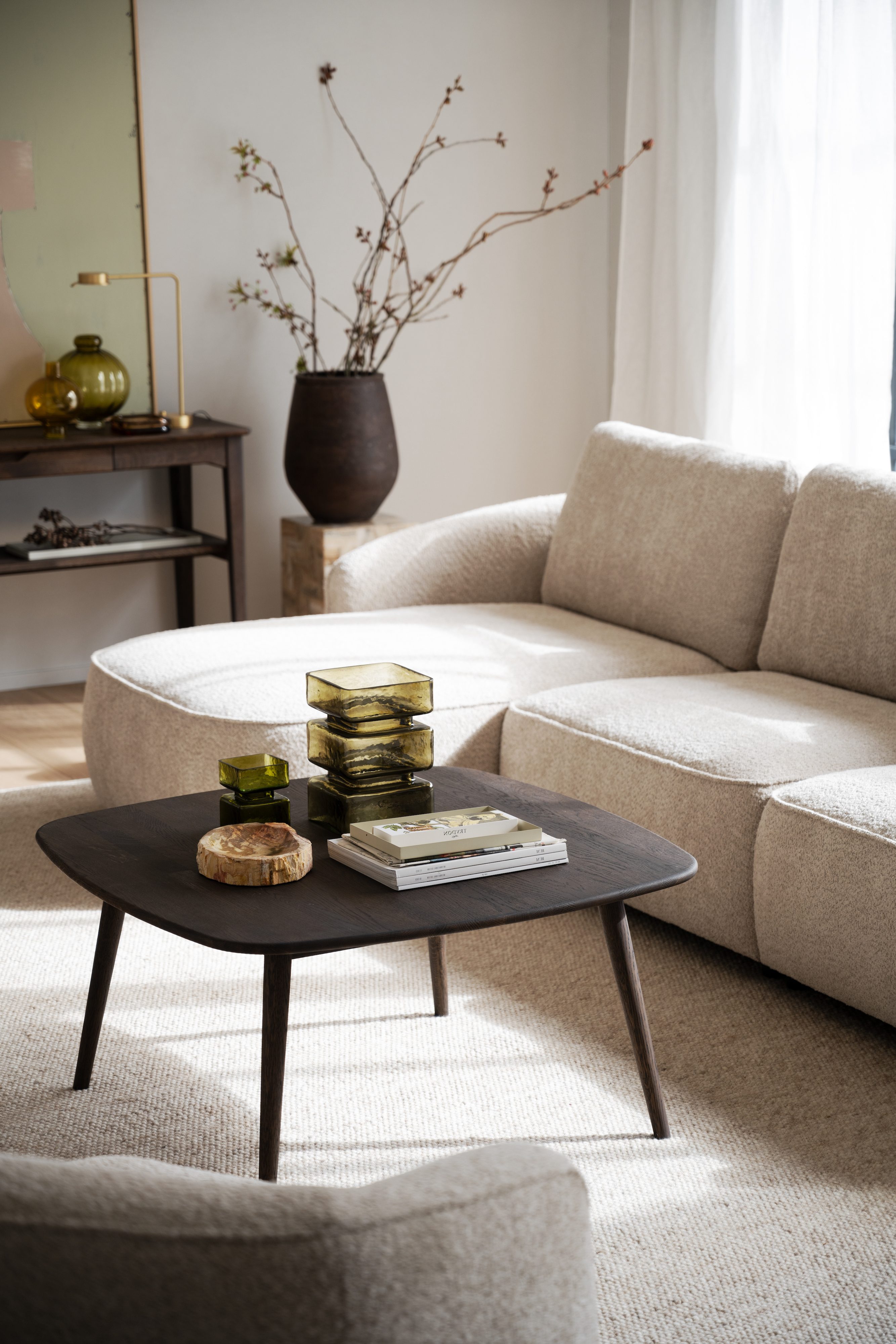 Rowico Home Norris 4-Sitzer Sofa Chaiselongue Links Hellbeige 319cm