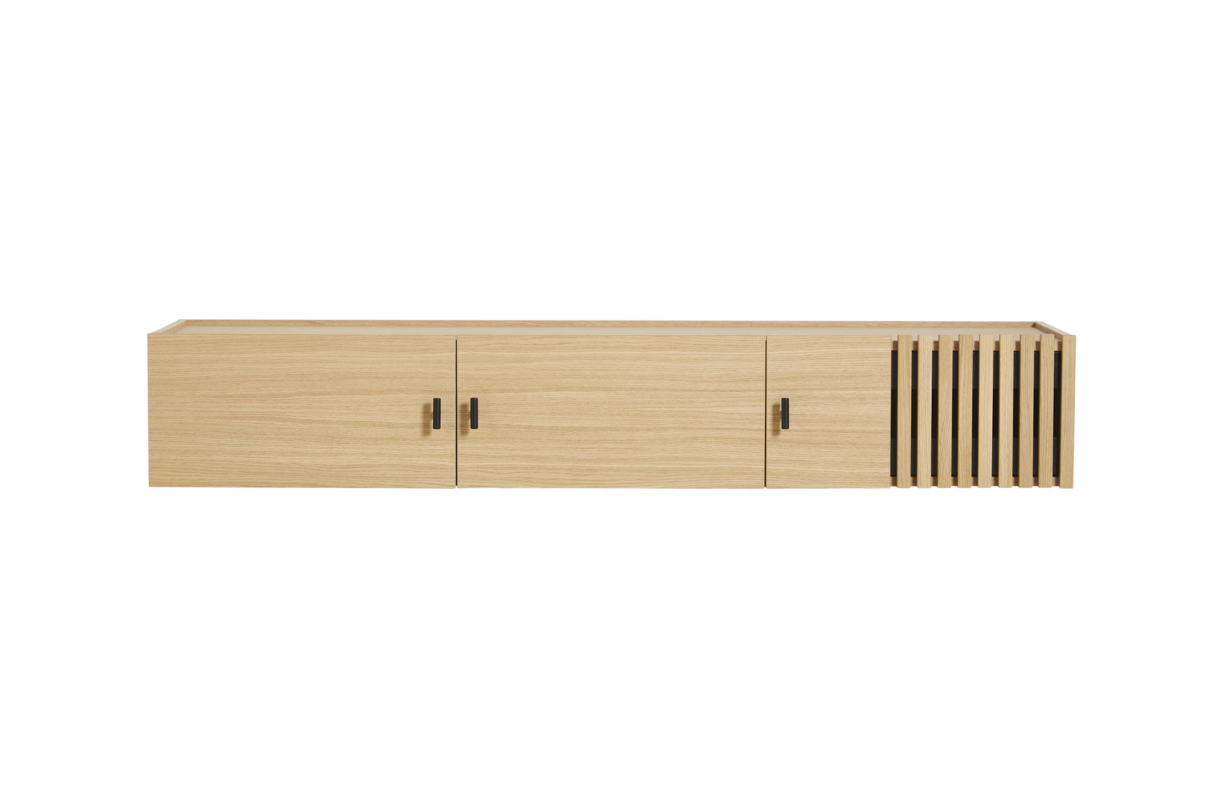 Woud Array Väggmonterat Sideboard White Oak/Black 150cm