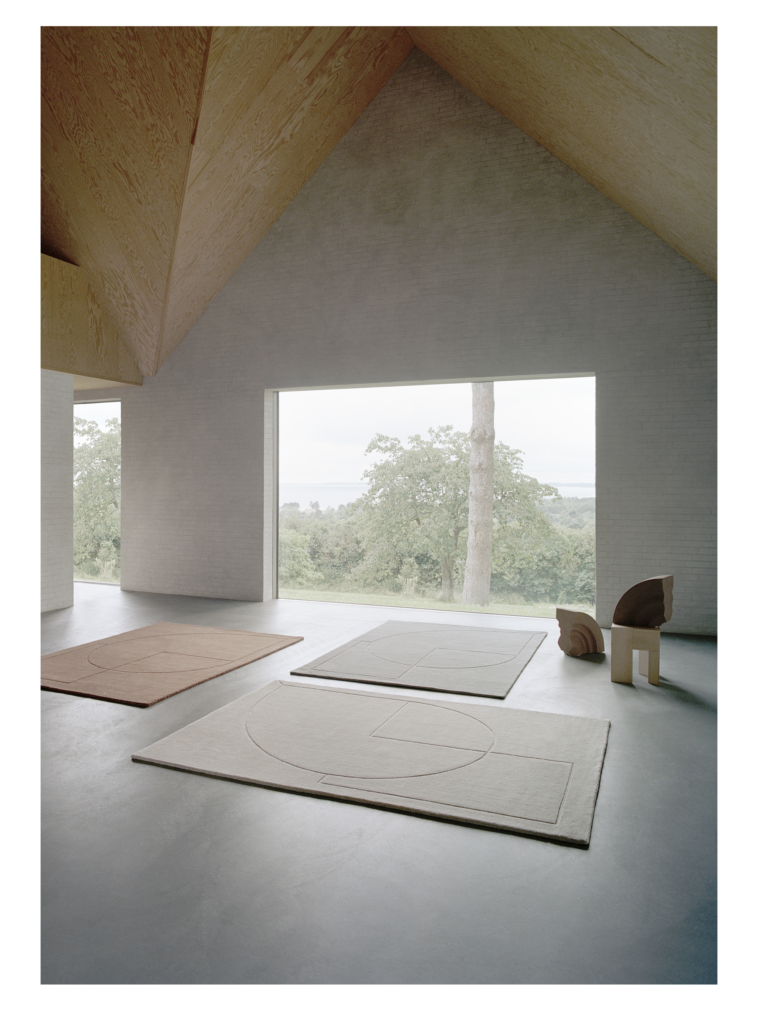 Linie Design Lineal Poem Ullmatta Beige 170x240