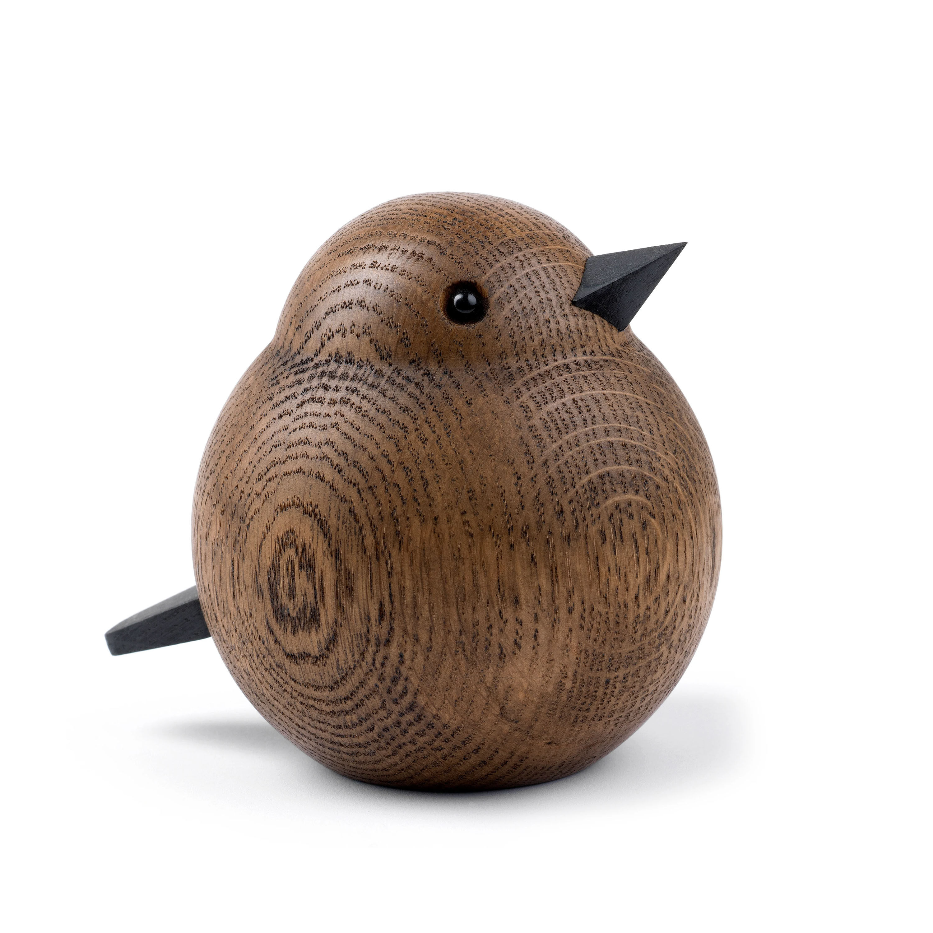 Papa Sparrow Dekoration Geräuchert Gebeizte Eiche