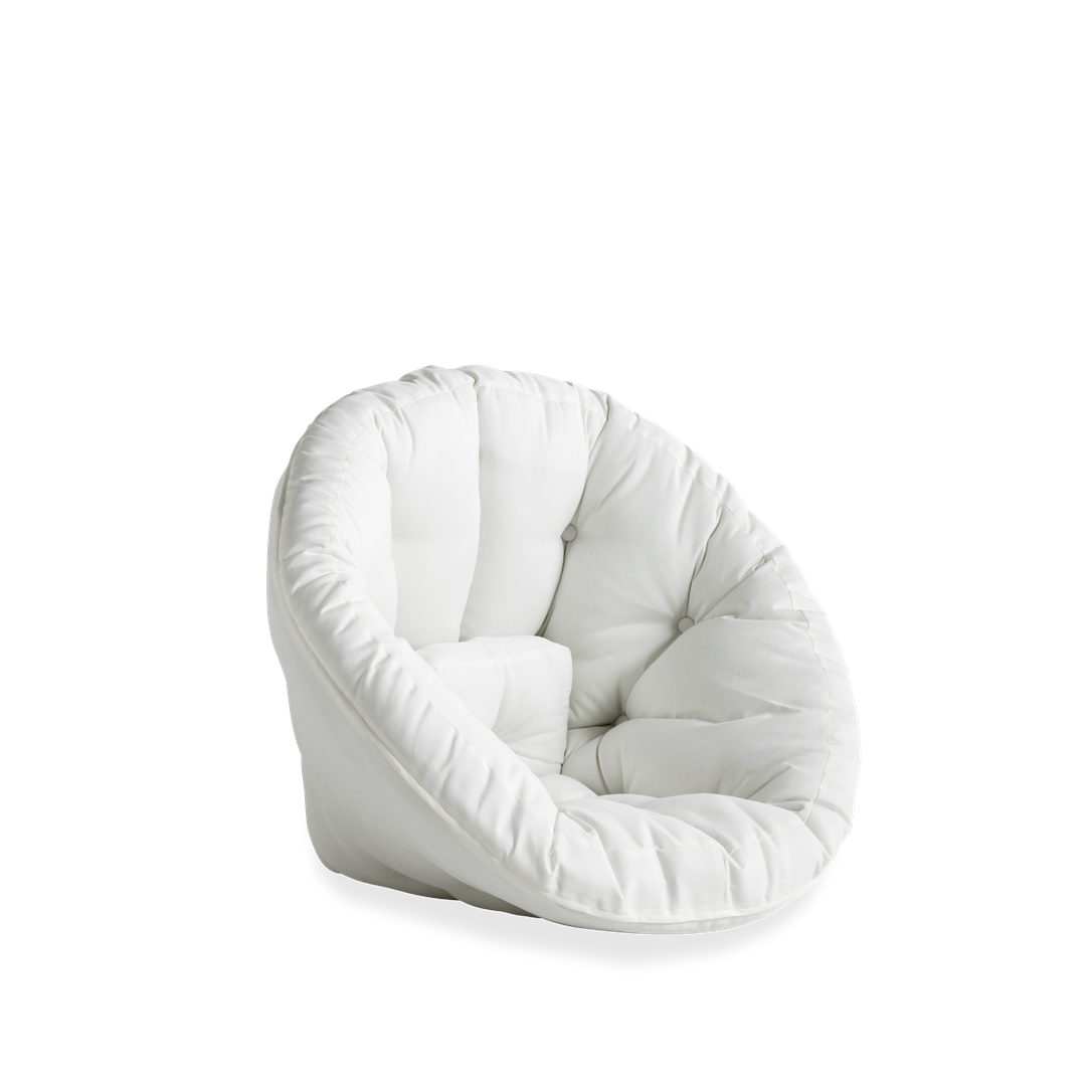 Karup Design - Nido Outdoor Lounge-Puff Weiß - Outdoor Sitzpuff