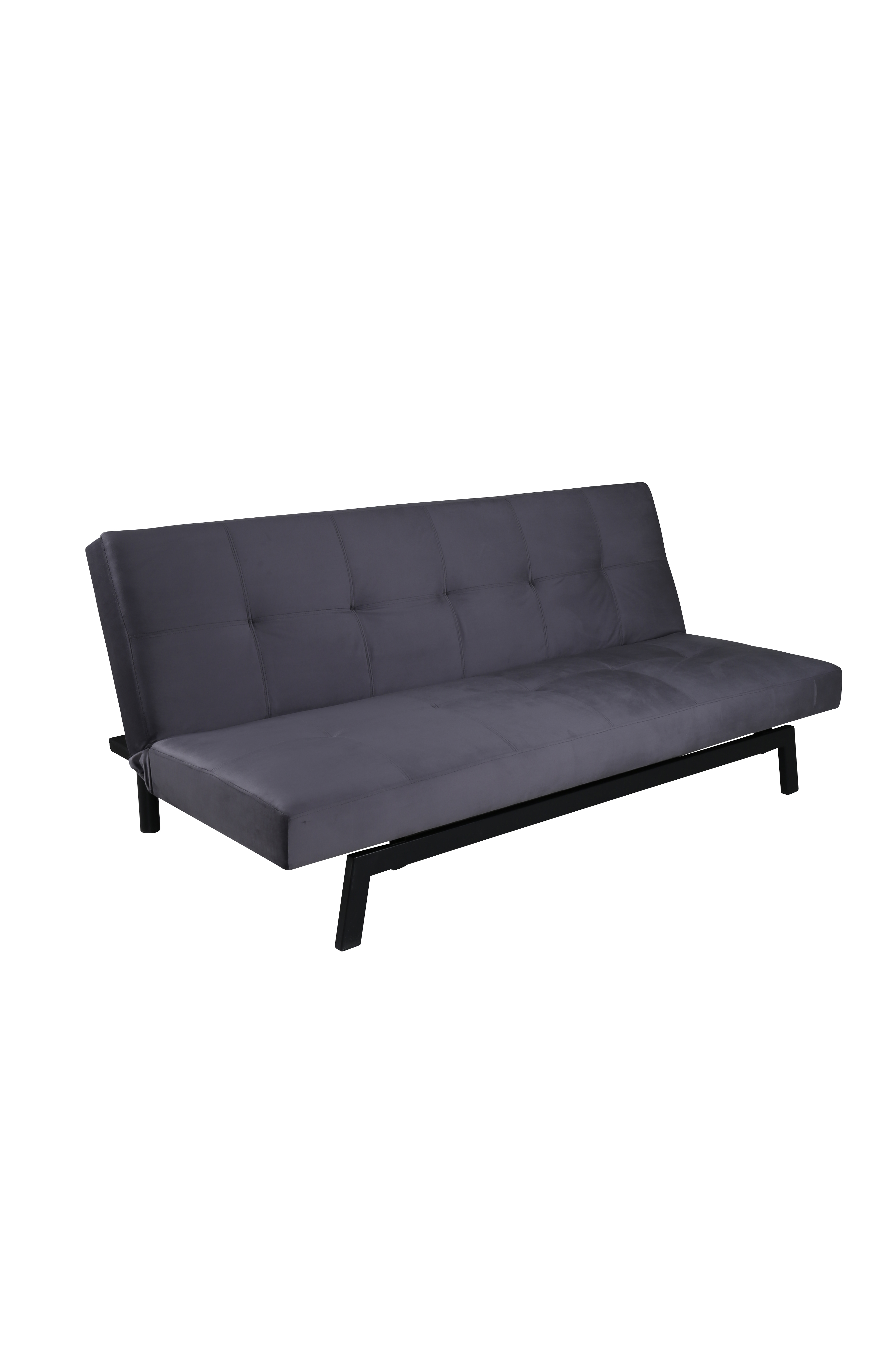 Venture Home Madison Bäddsoffa Sammet Mörkgrå