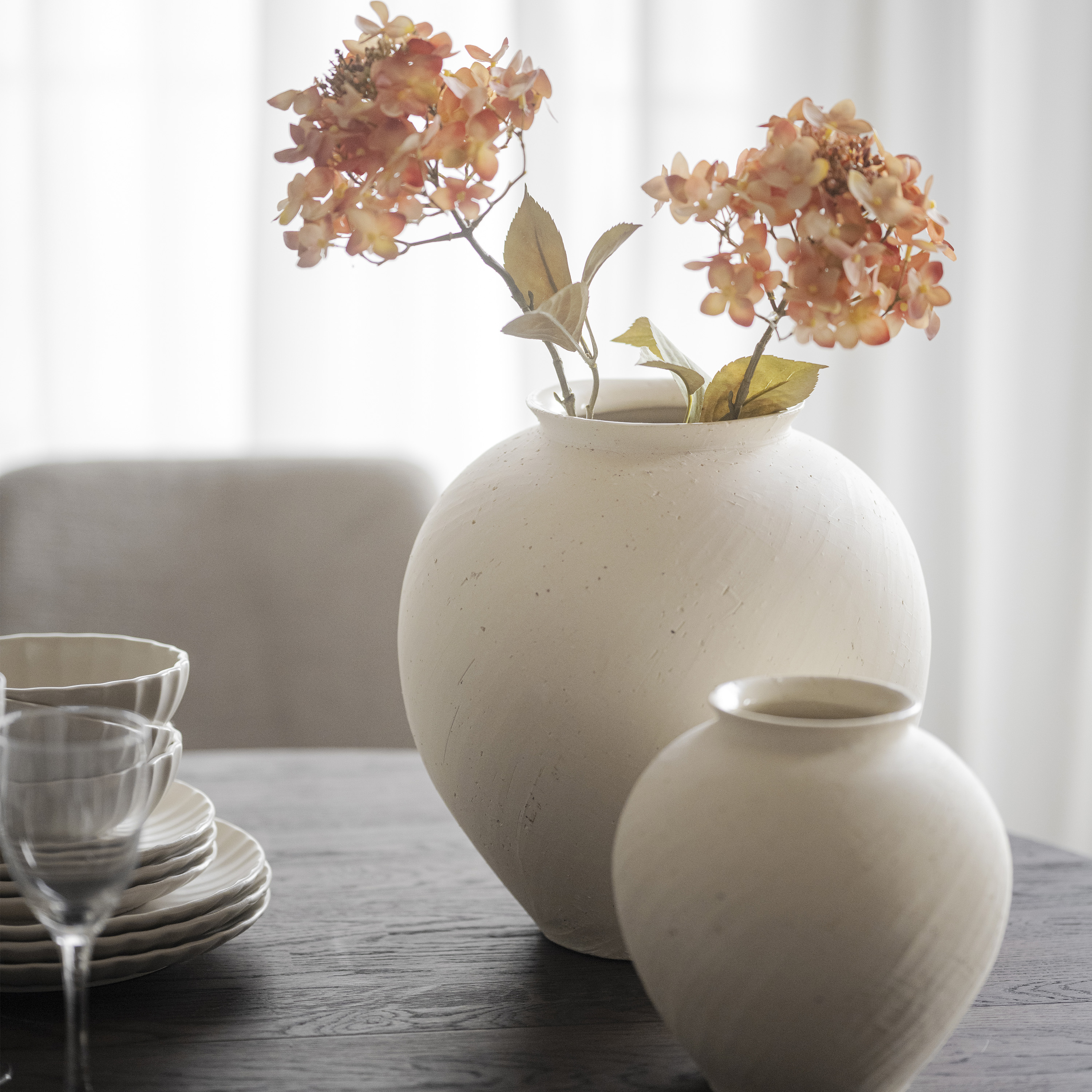 Rowico Home Tyler Matbord Brun Ø120+45