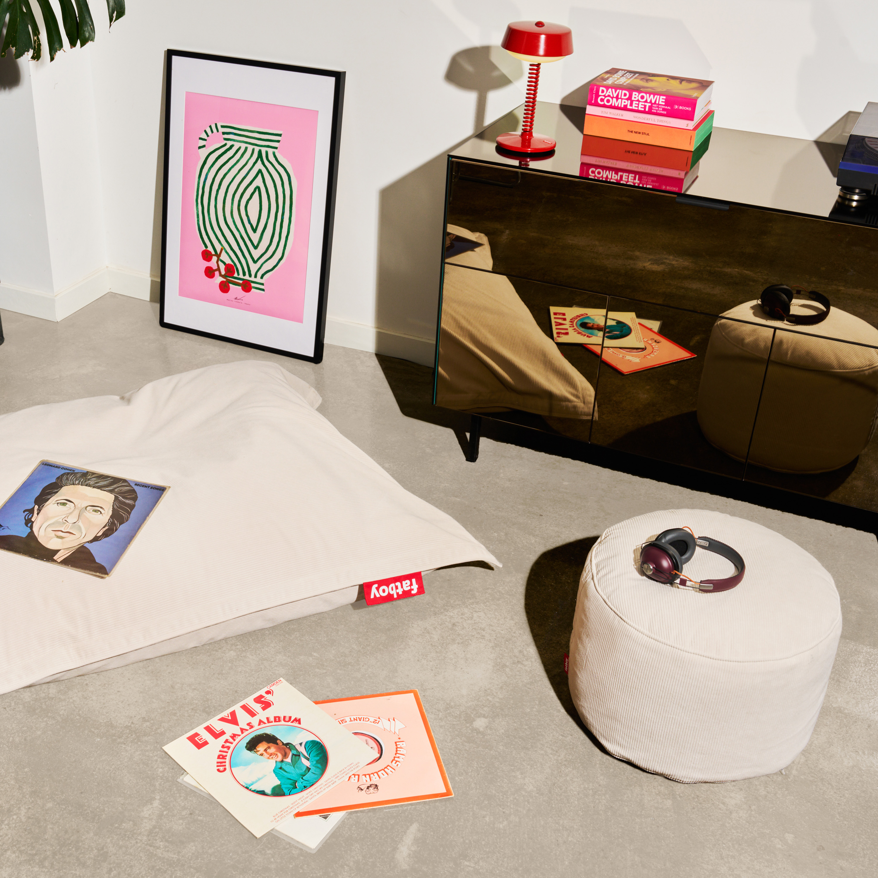 Fatboy Recycled Point Cord Istuintyyny Manchester Cream