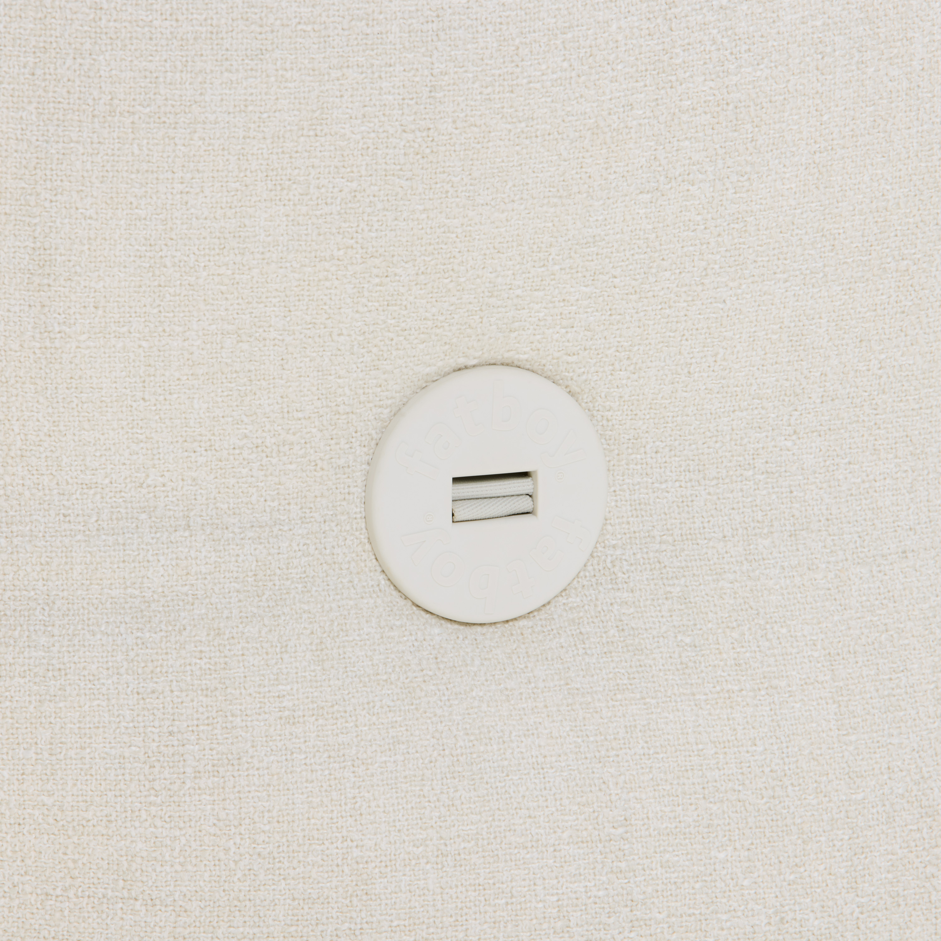 Fatboy The BonBaron Slim Recycled Bouclé Lounge-Sessel Creme