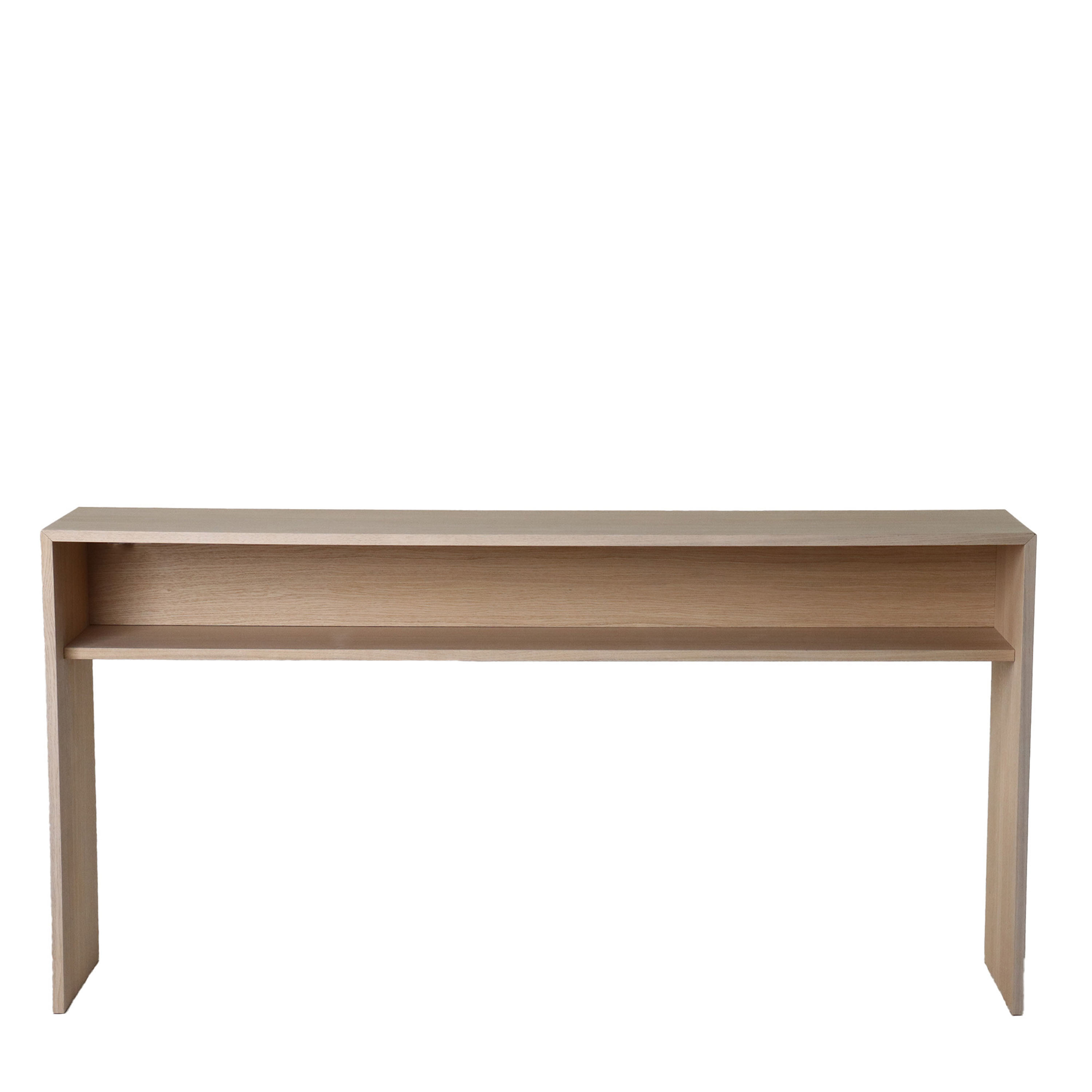 Esme Konsolentisch mit Ablage Weißgeölte Eiche 160cm
