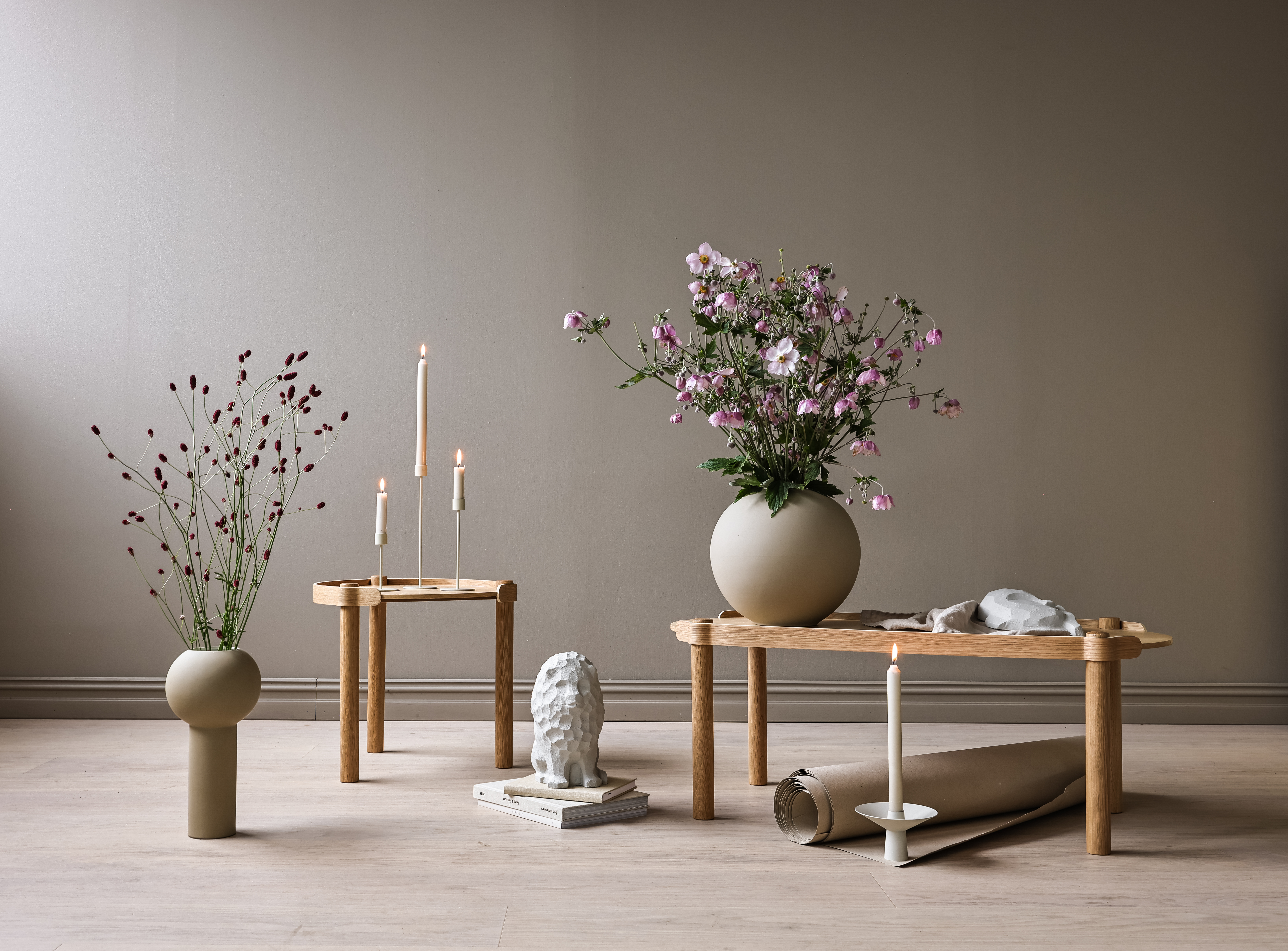 Cooee Design Lysestake Sand 13 cm