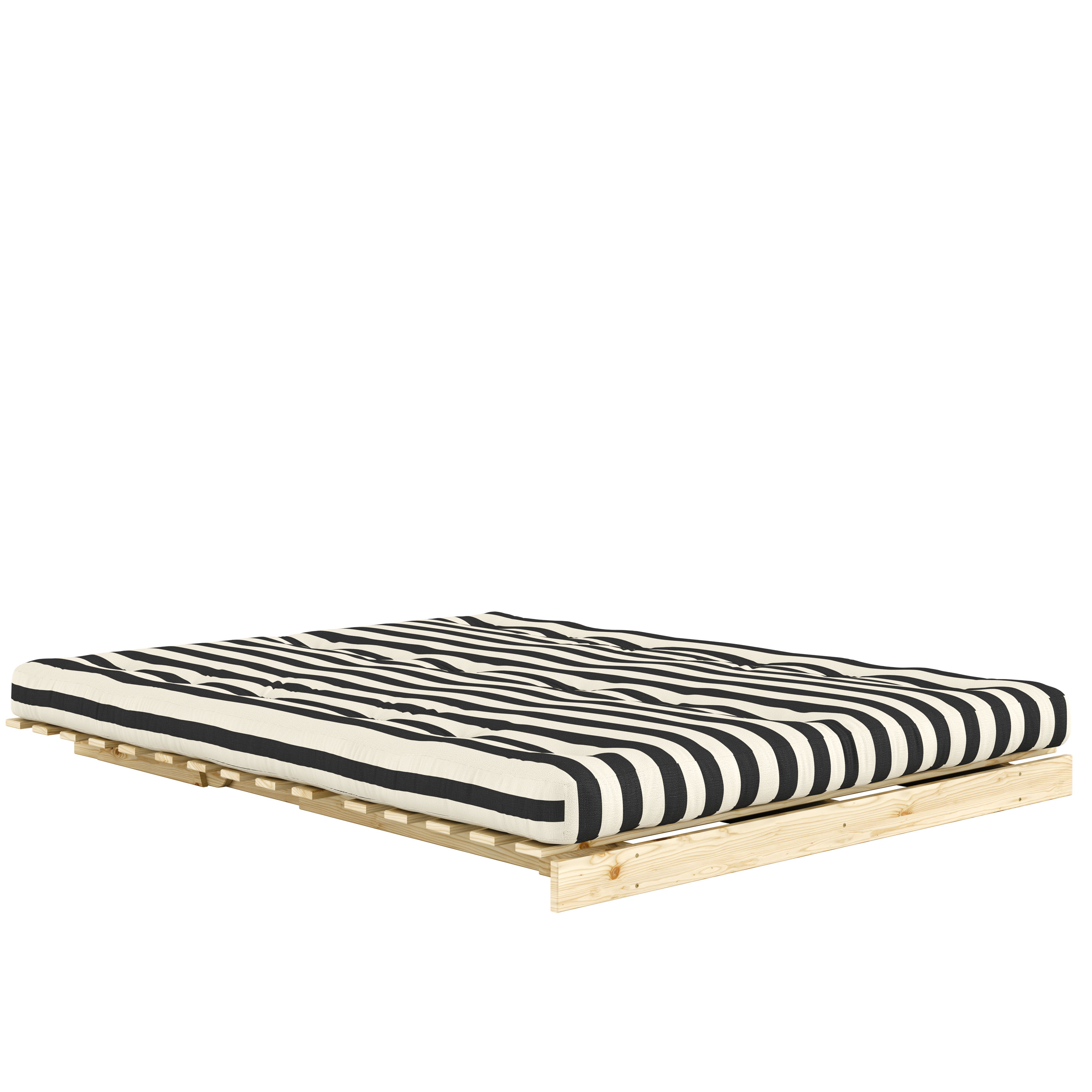 Karup Design Roots Bäddsoffa Natur/Black White 160cm