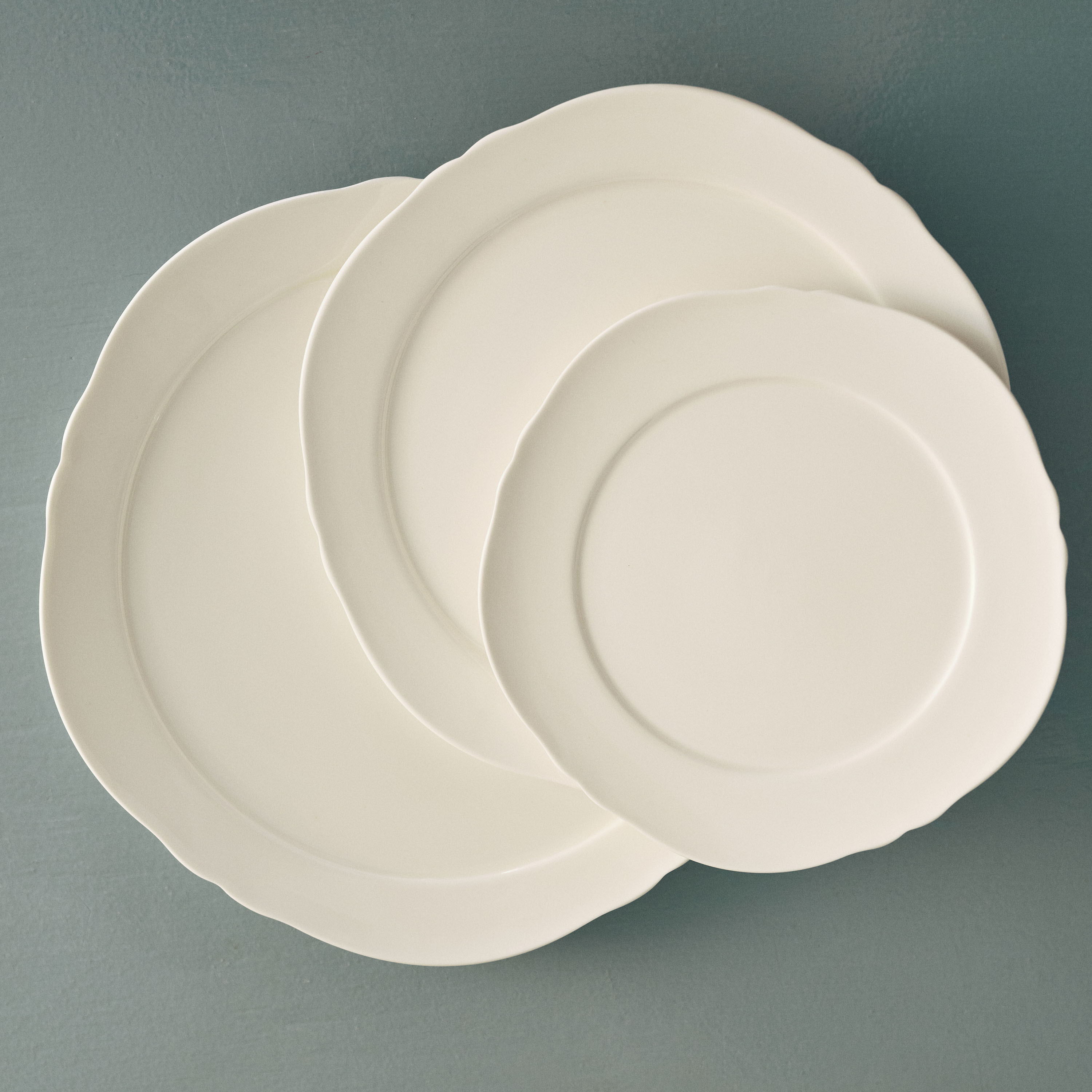 Serax Silhouette Tallrik White Ø24 4-pack