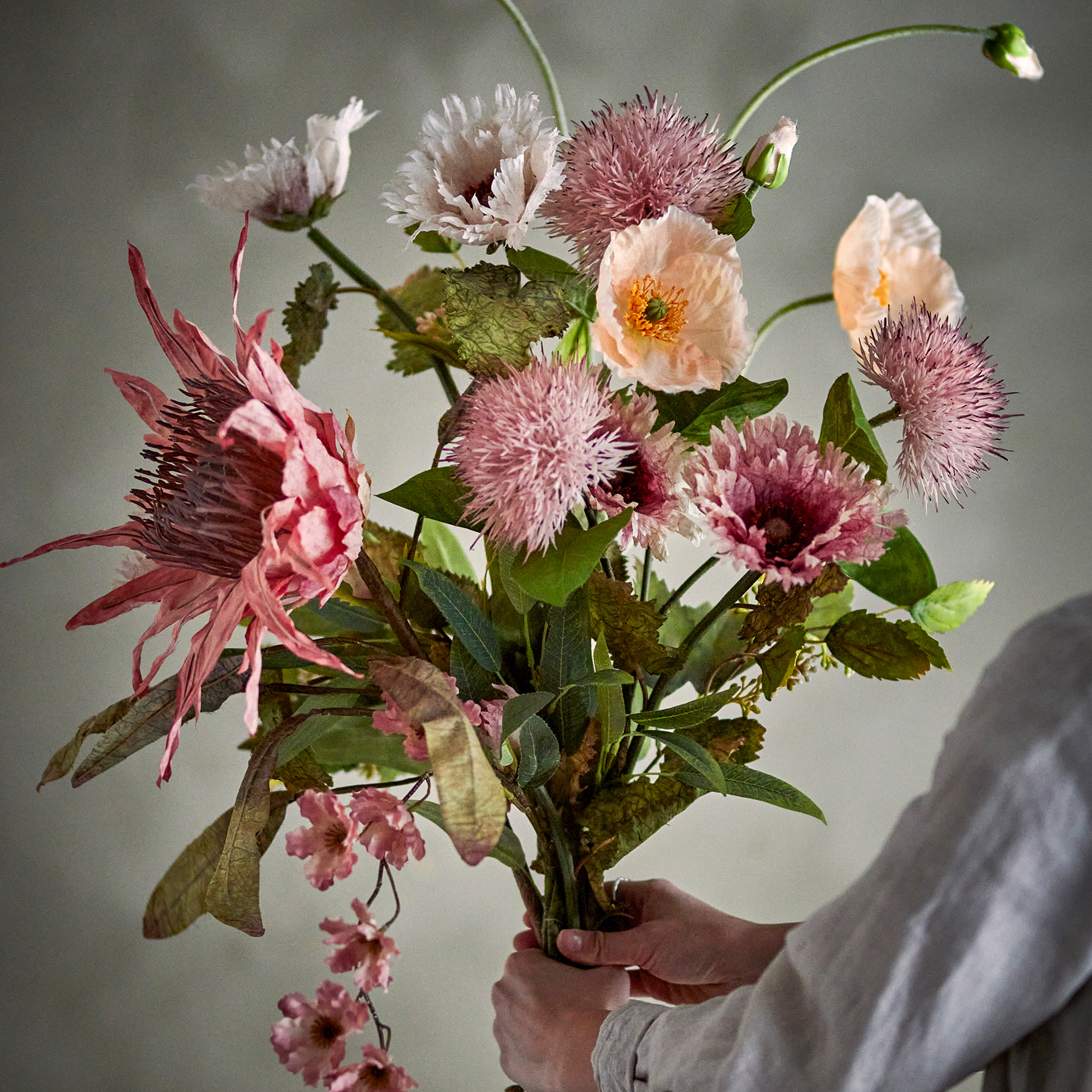 Bloomingville Dust Bukett Rose 109cm
