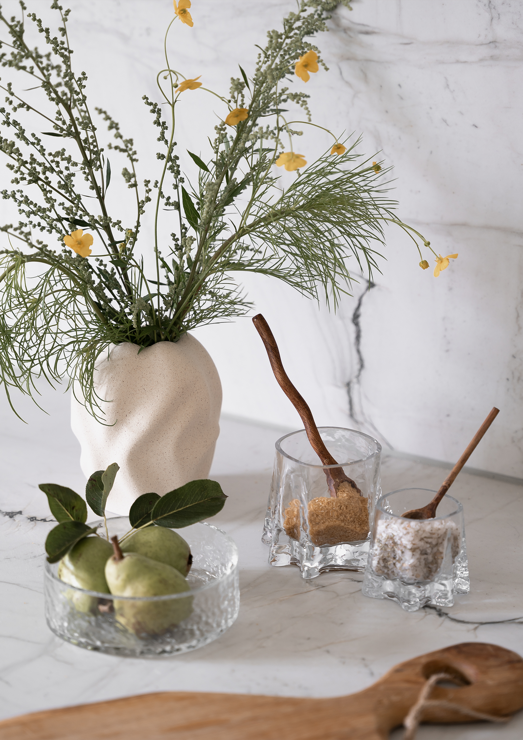 Cooee Design Gry Kynttilänjalka Clear Medium