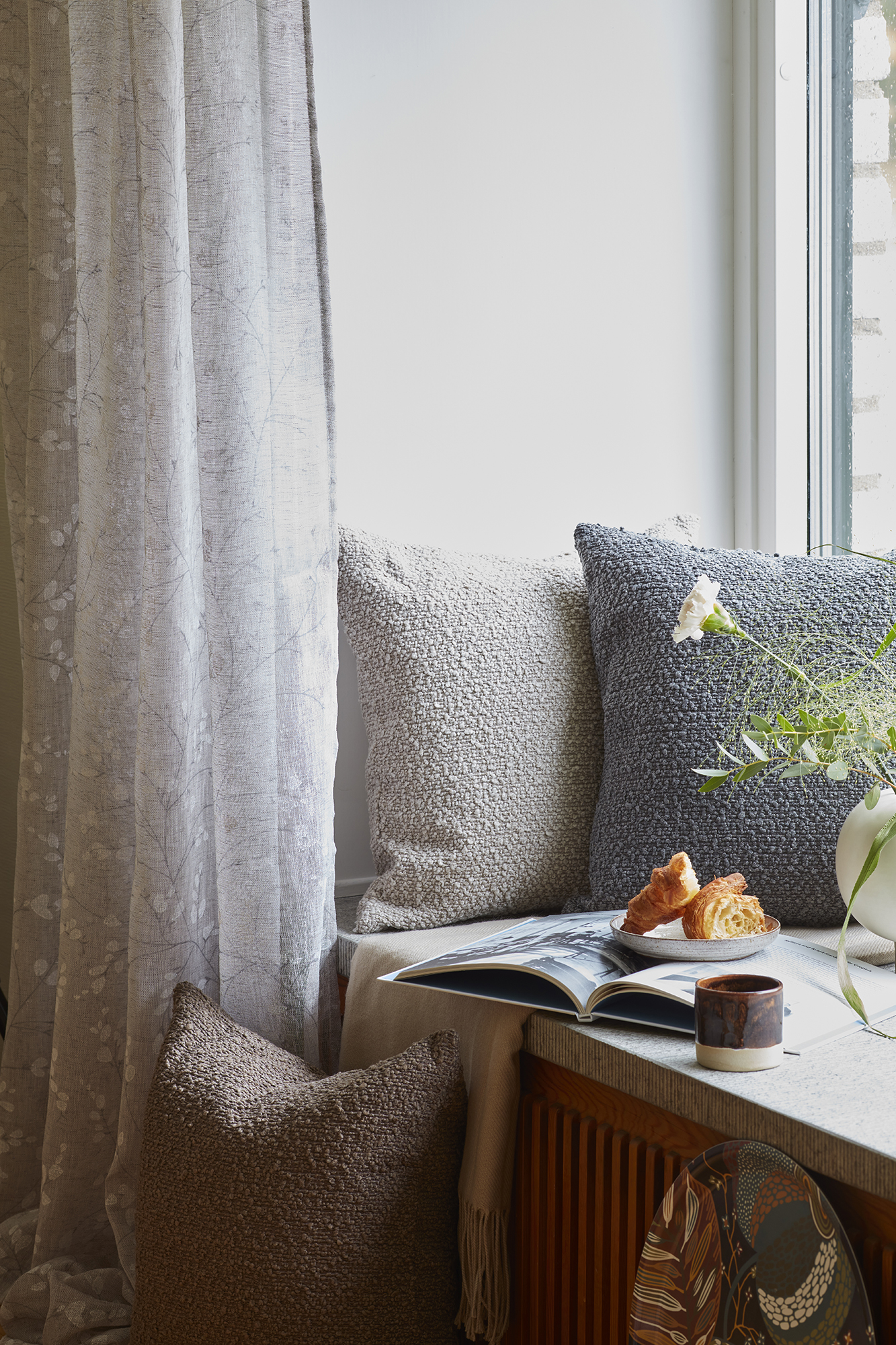 Svanefors Trond Kuddfodral Mörkgrå 45x45