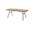 Parc Matbord Teak/Anthracite 197x88cm