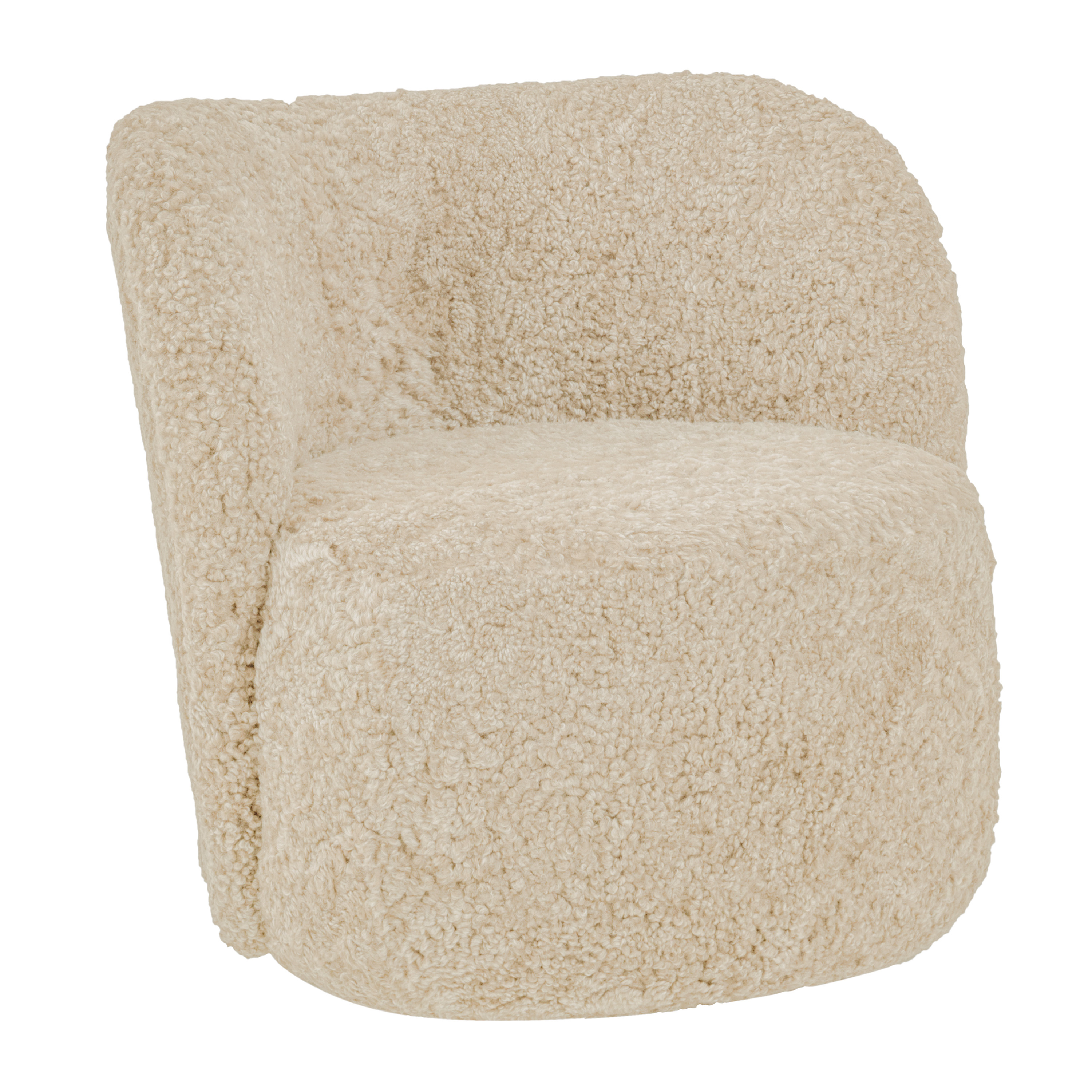 Sleepo Collection - Lollo Sessel Schaffell White - Weiß