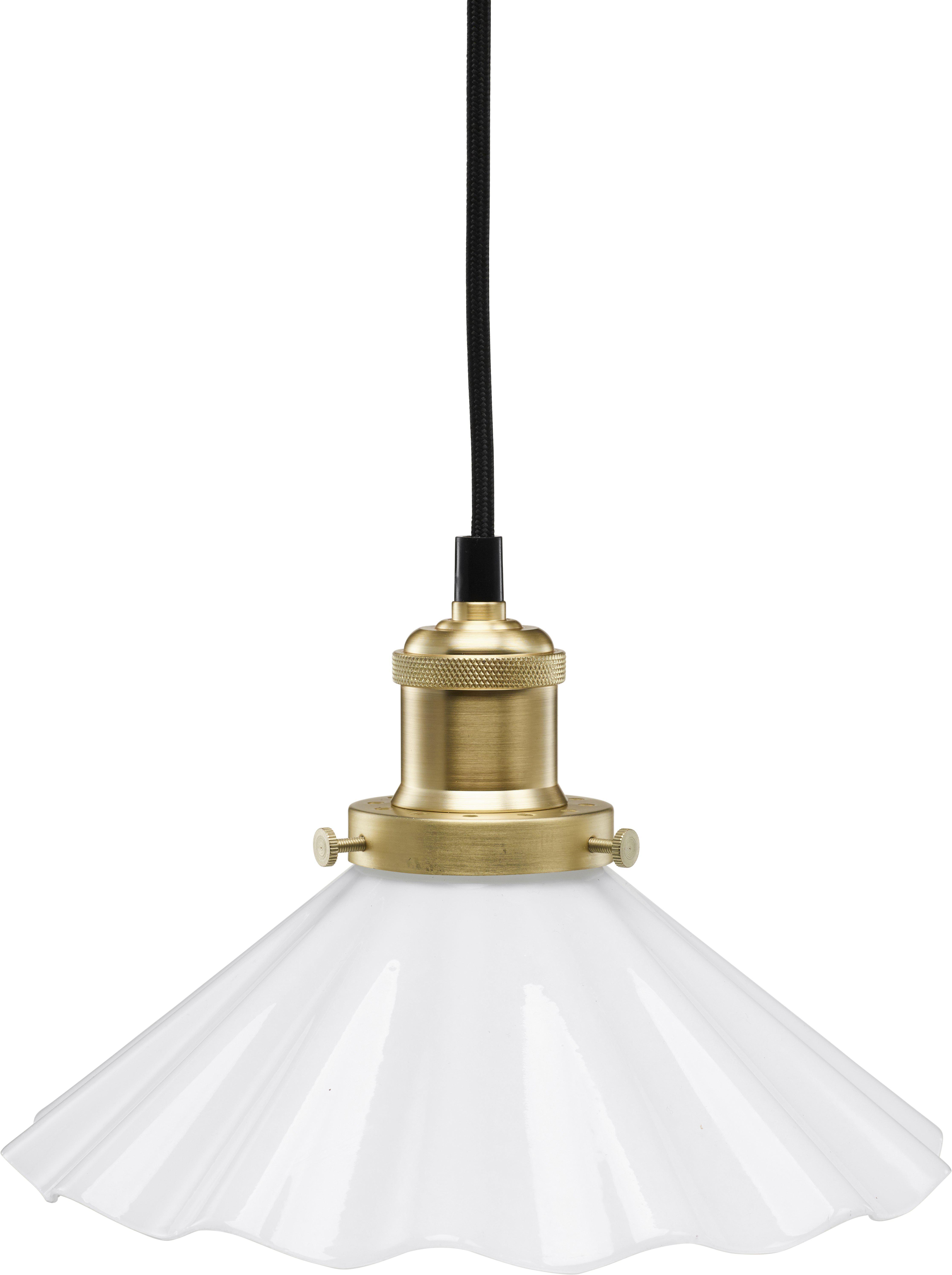 PR Home - August Fönsterlampa Veckad Opal 25cm - Vit
