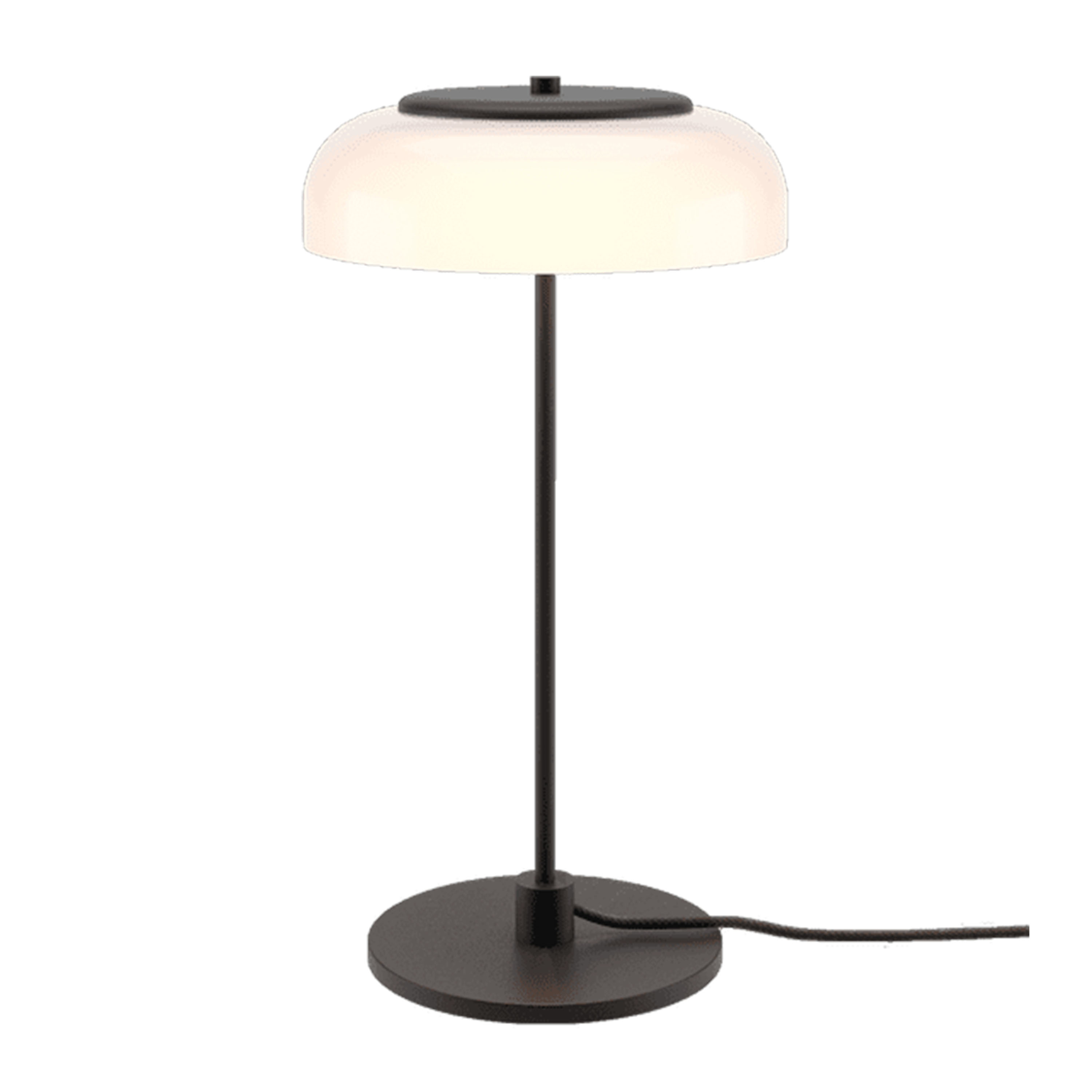 Nuura Blossi Bordslampa Black/Opal Ø23