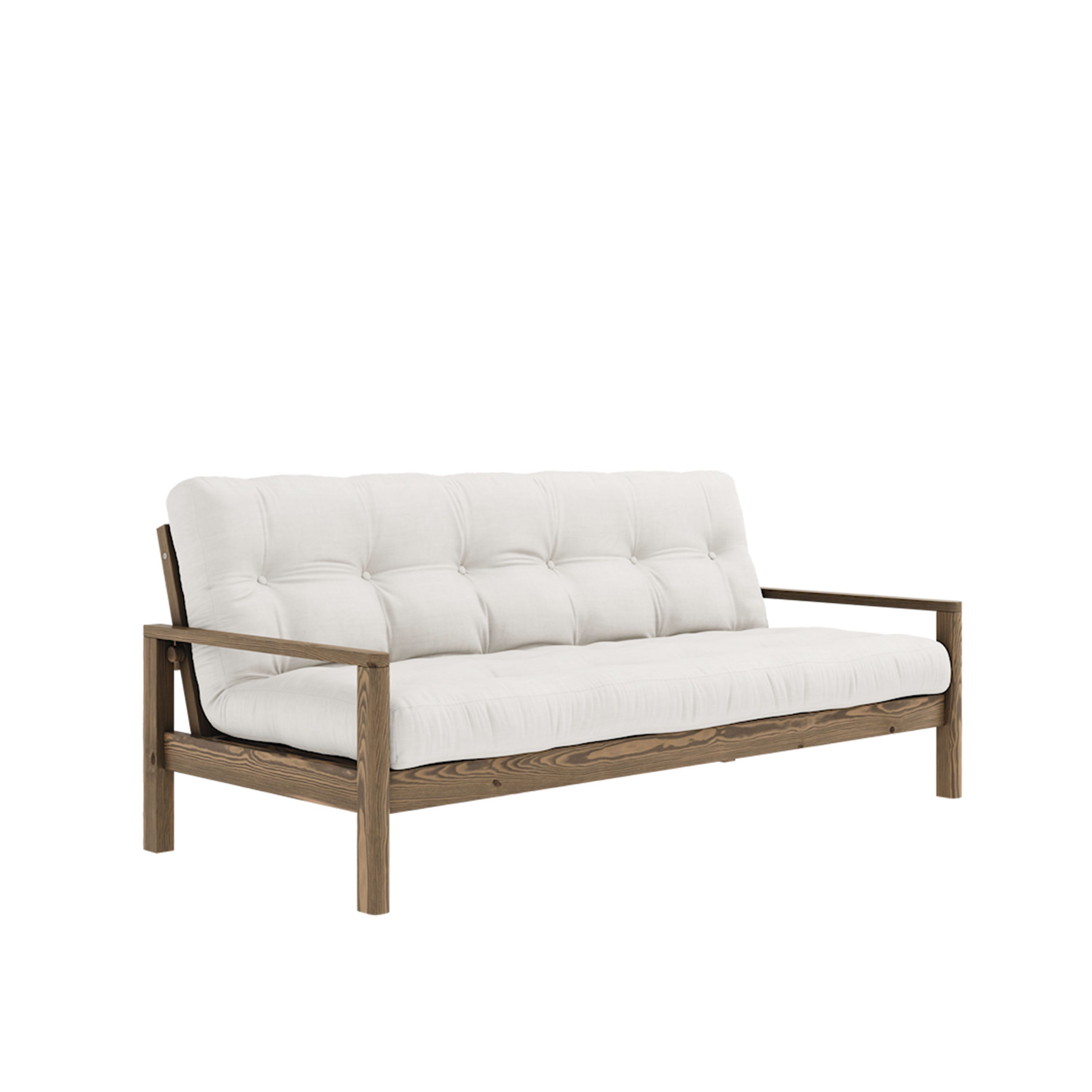 Knob Vuodesohva Ruskea/Natural 190cm