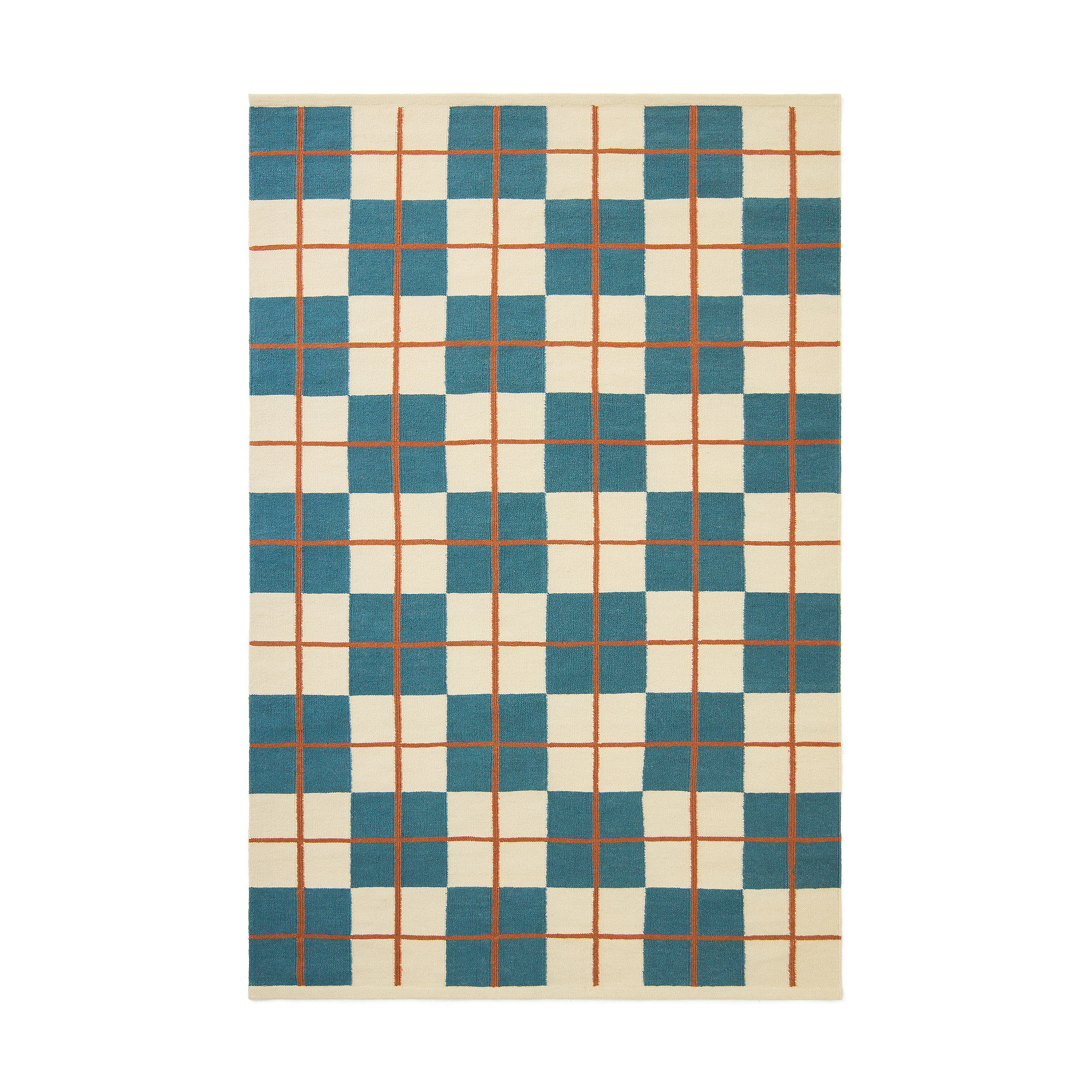 Chhatwal & Jonsson - Haveli Ullmatta Heaven Blue/Light Khaki/Rust 230x320 - Multi