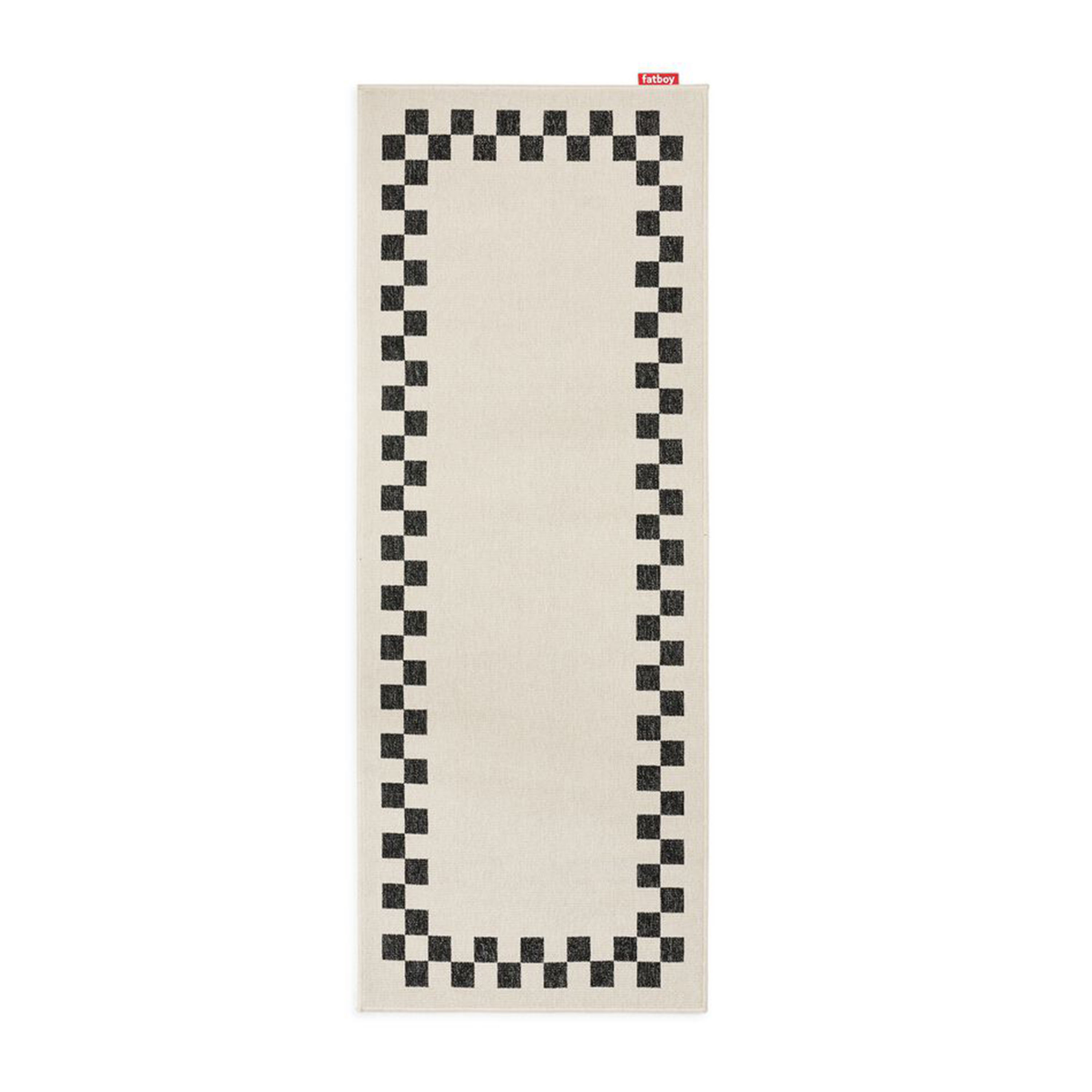 Fatboy Carpretty Catwalk Utendørsteppe Check Antrasitt/Krem