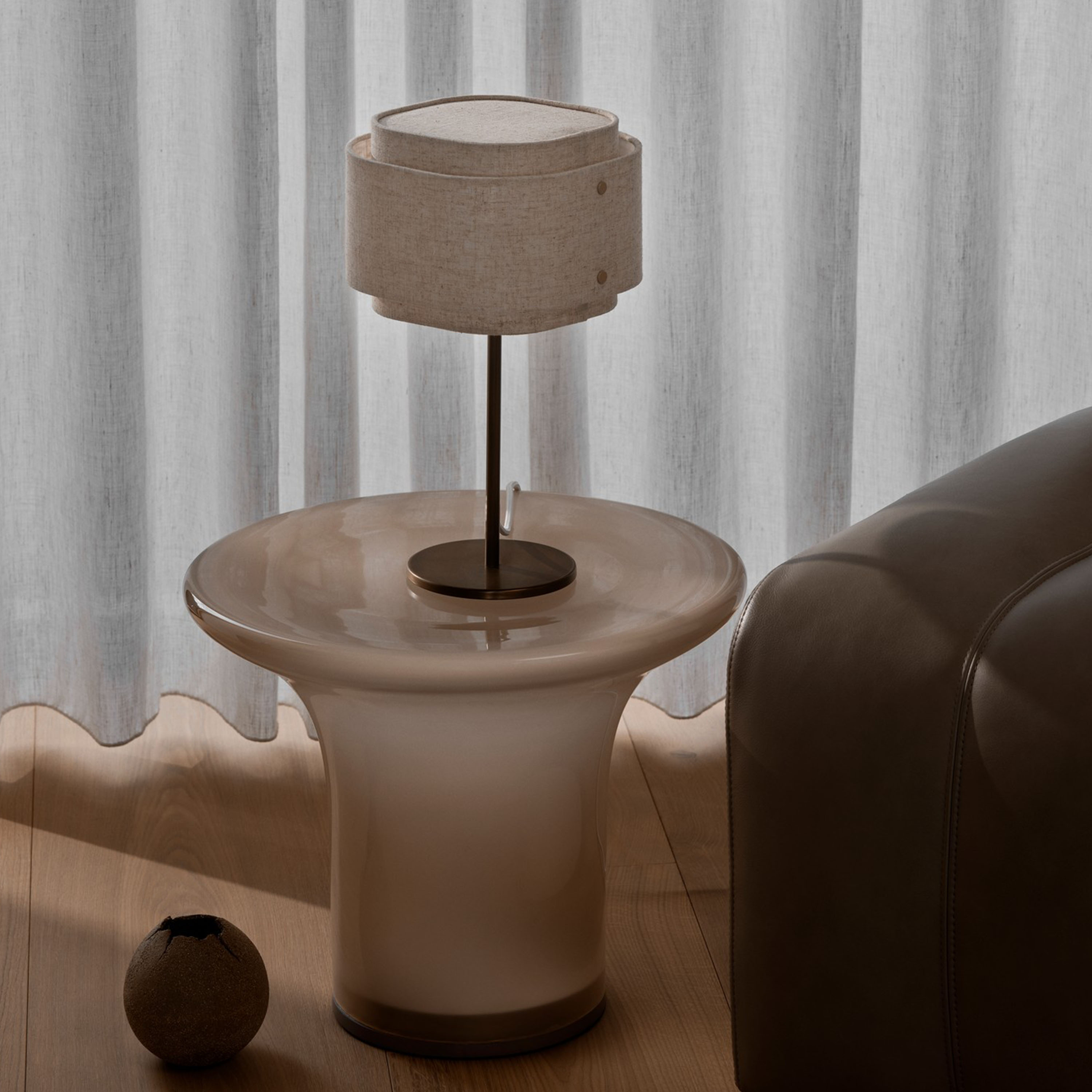 Design For The People Takai Bordlampe Beige 21cm