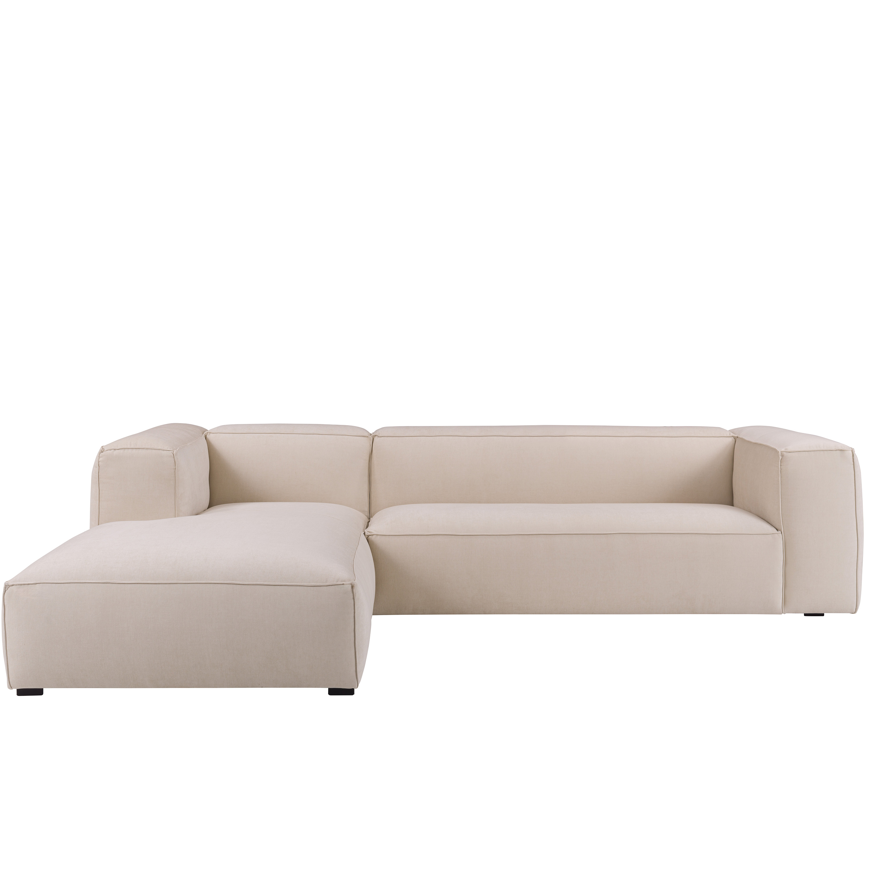 Sleepo Collection - Luca Divansofa Links Creme 309cm - Beige - Sofas
