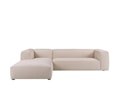 Luca Divansoffa Vänster Creme 309cm