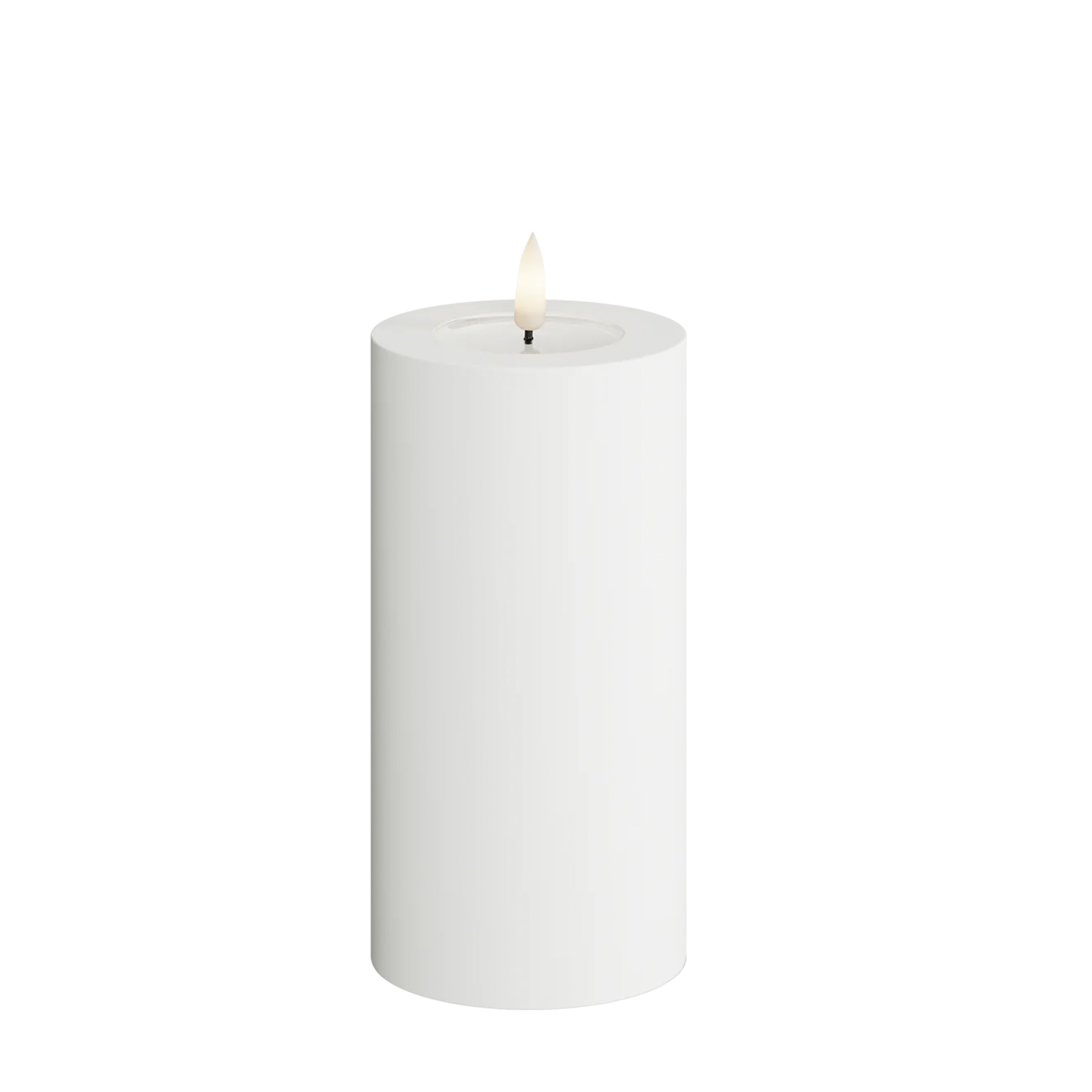 LED Blockljus Utomhus Vit 15cm