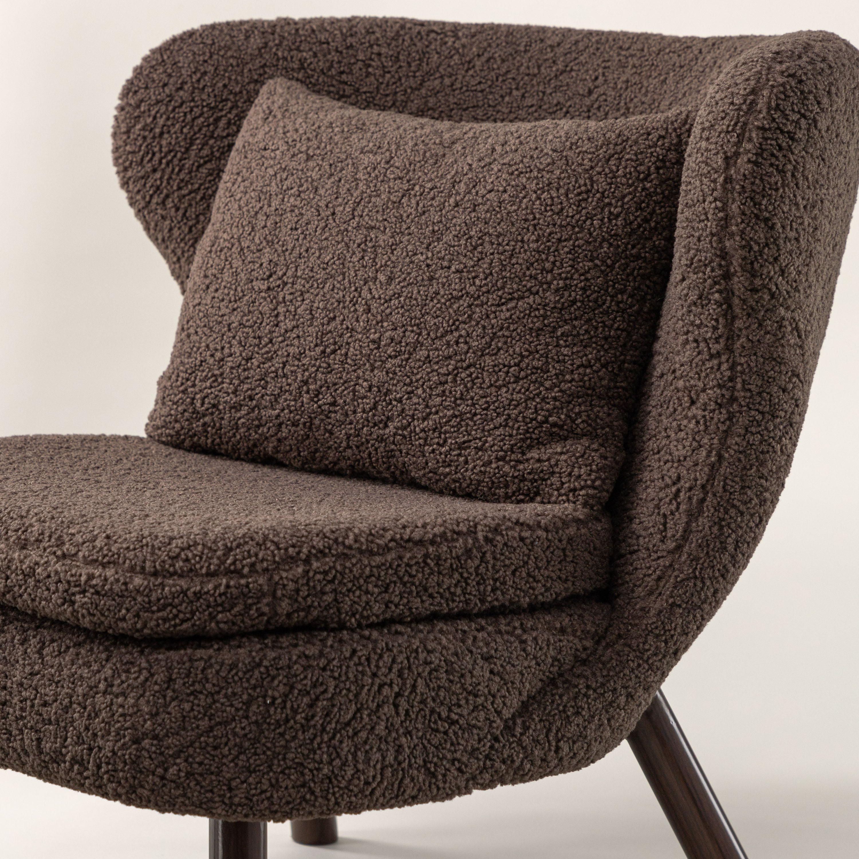 Vind Ryxö Fåtölj Brown/Dark Brown Teddy