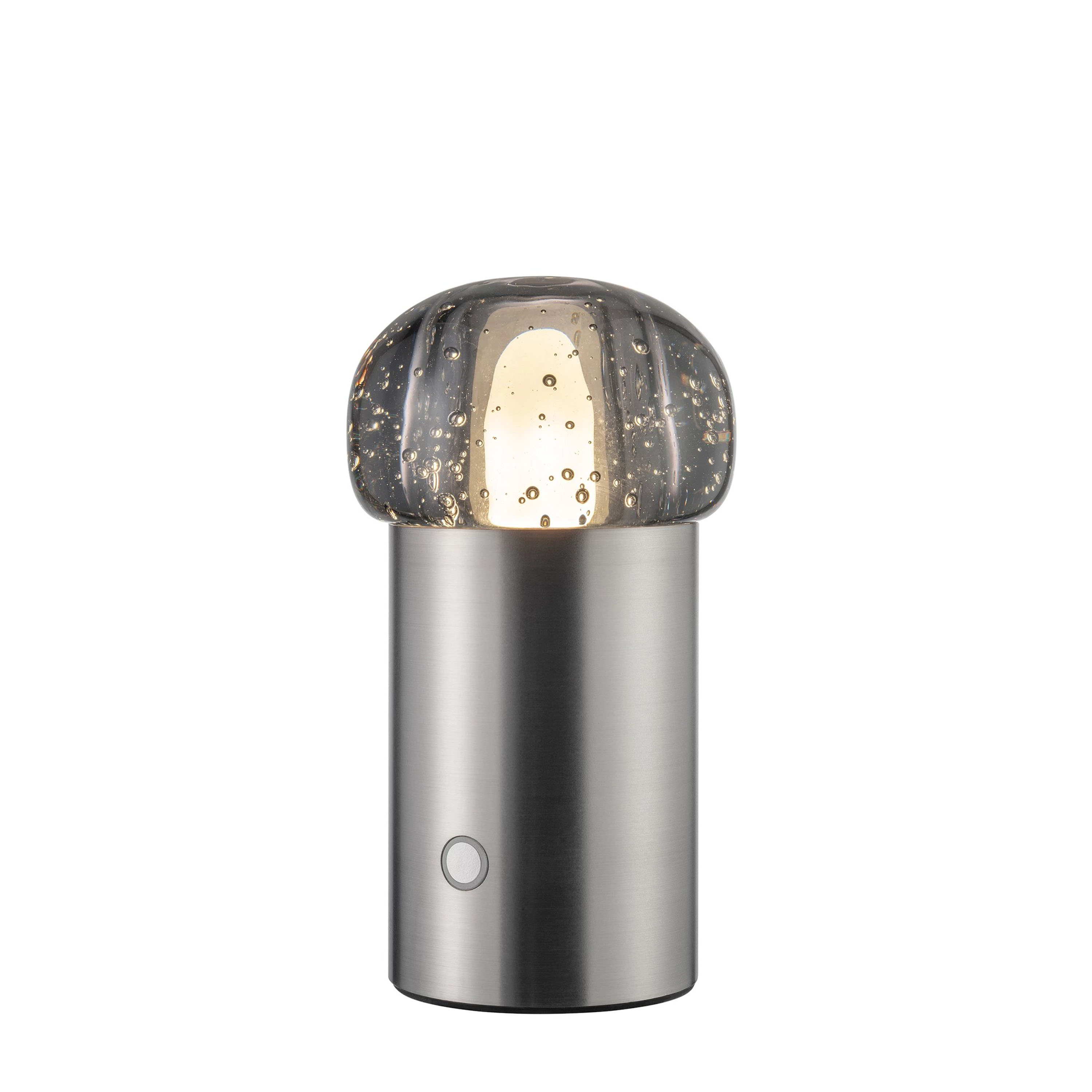 Blomus Iris Portabel Bordlampe Silver Metal 18cm