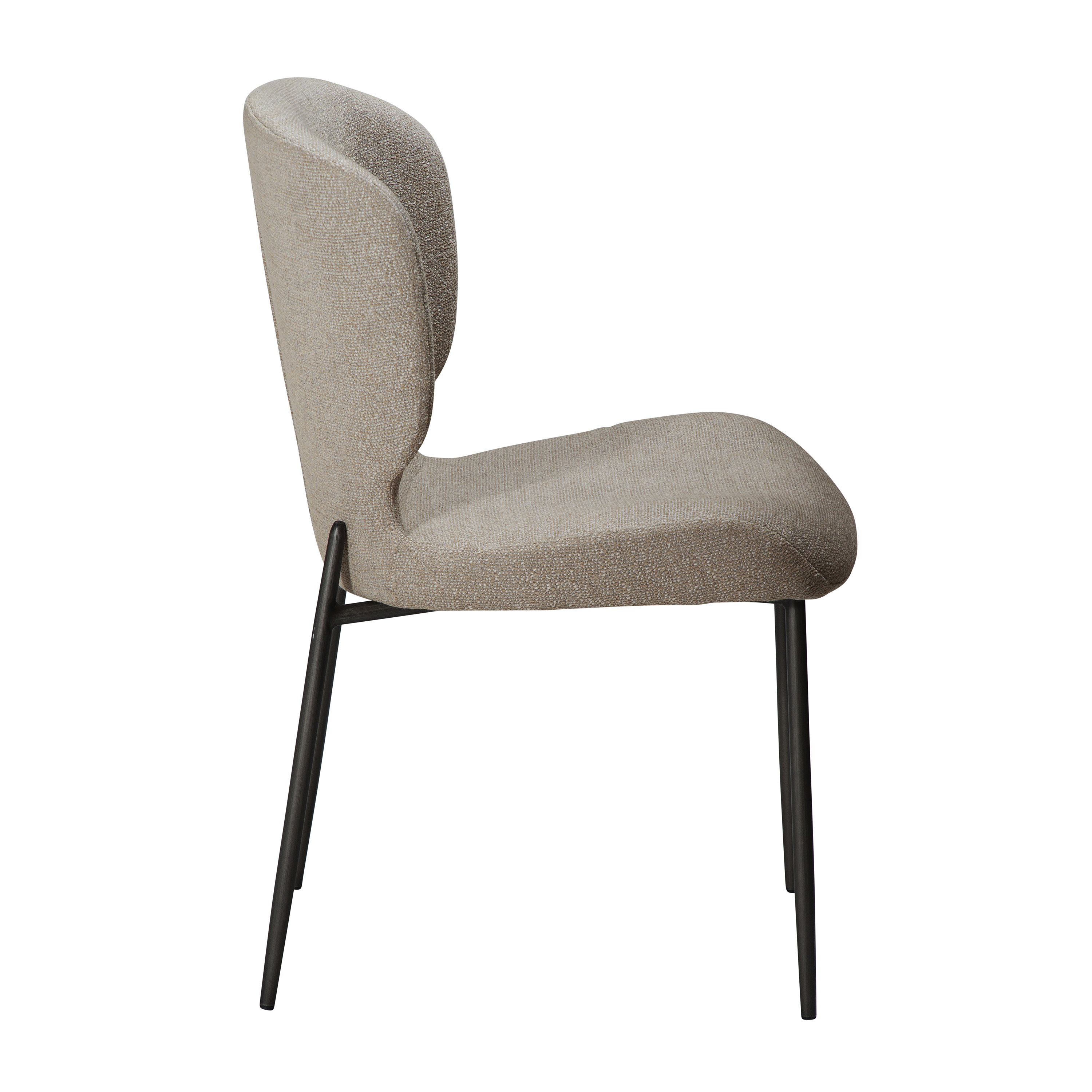 Dan Form Glory Ruokapöydän tuoli Pebble Earth Bouclé