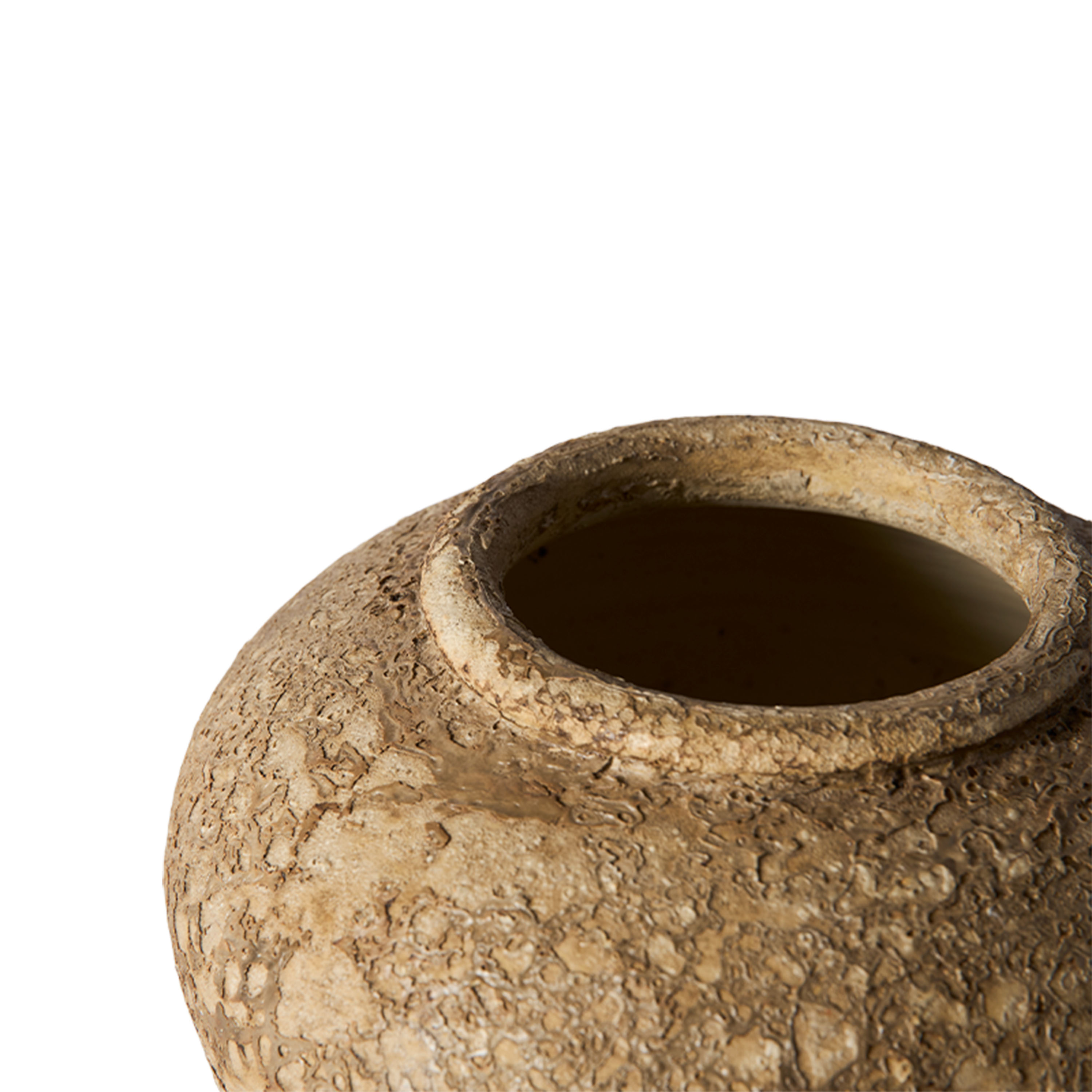 Muubs Luna Blumentopf Beige Terrakotta Ø25