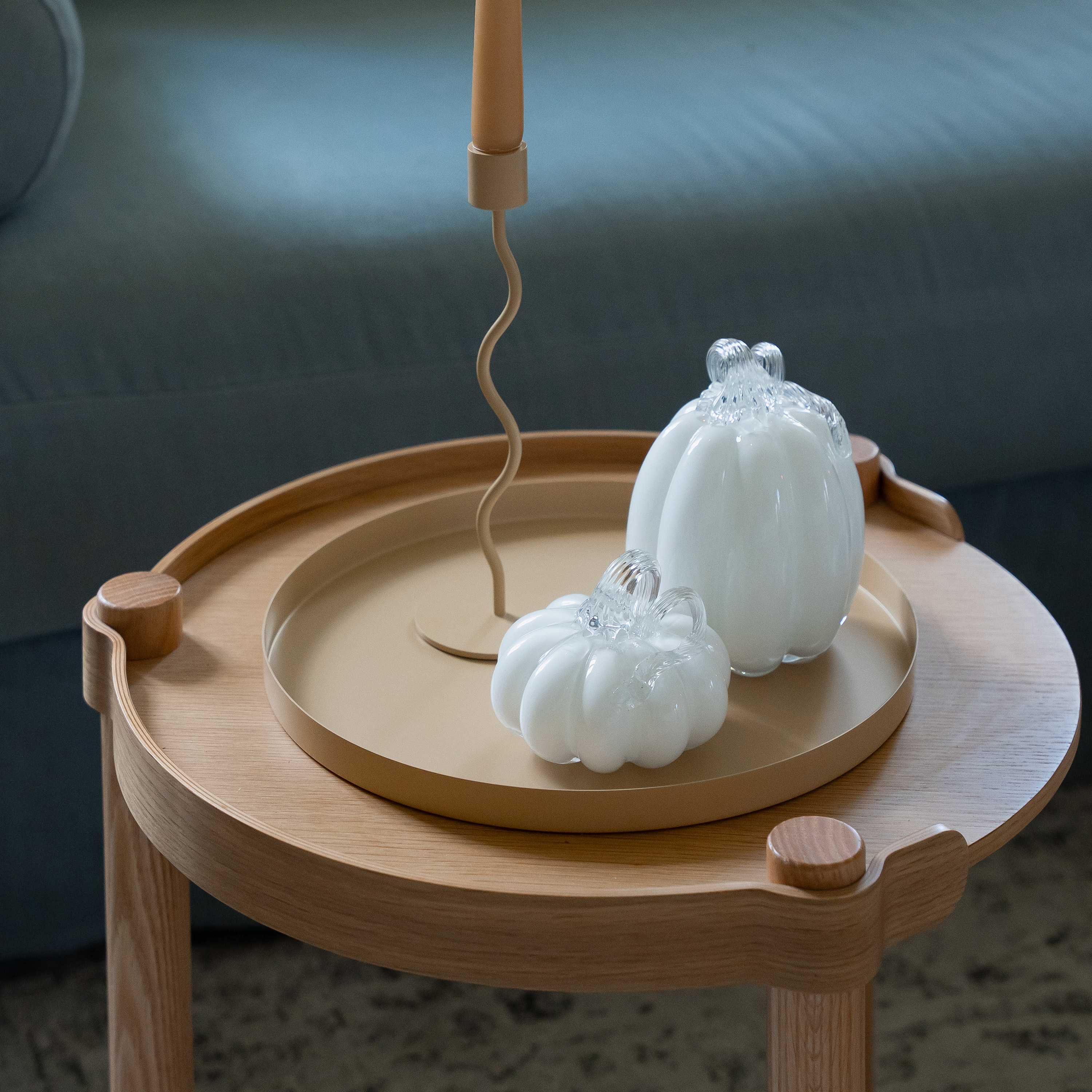 Cooee Design Pumpkin Dekoration White 14cm